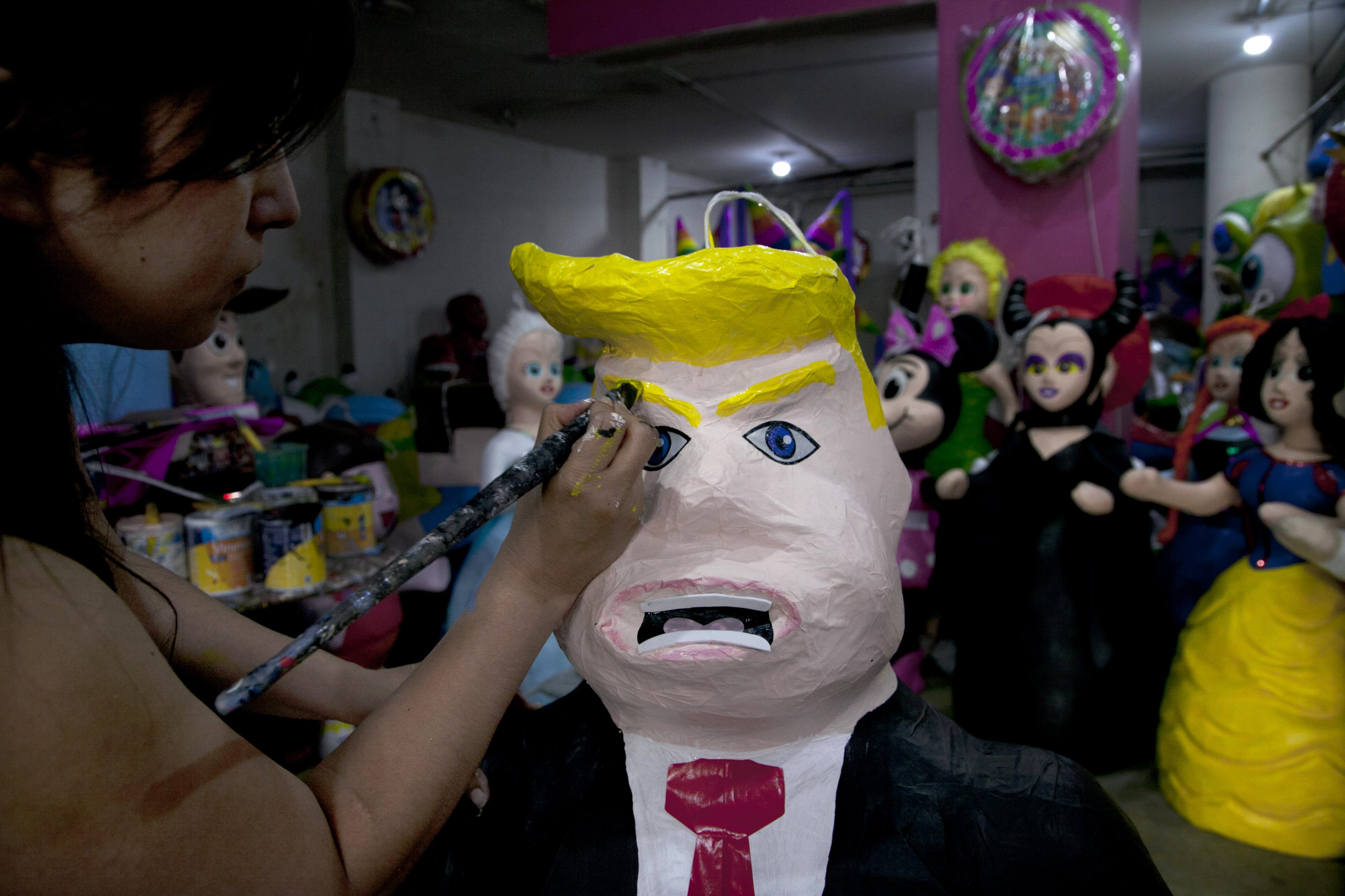 APTOPIX Mexico Donald Trump Pinata
