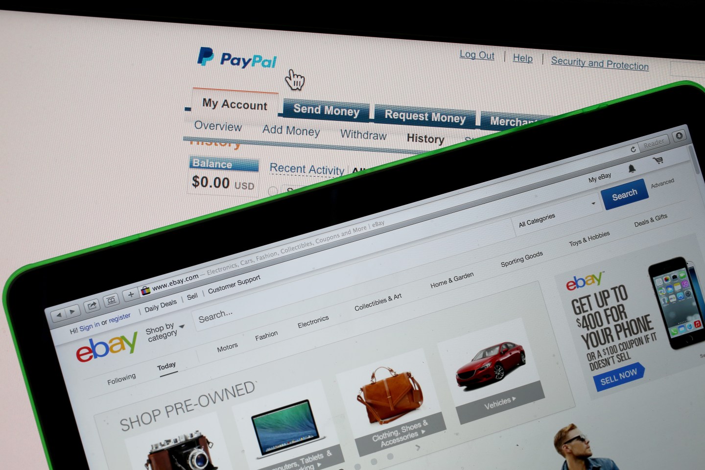 PayPal returns today with a market cap larger than eBay