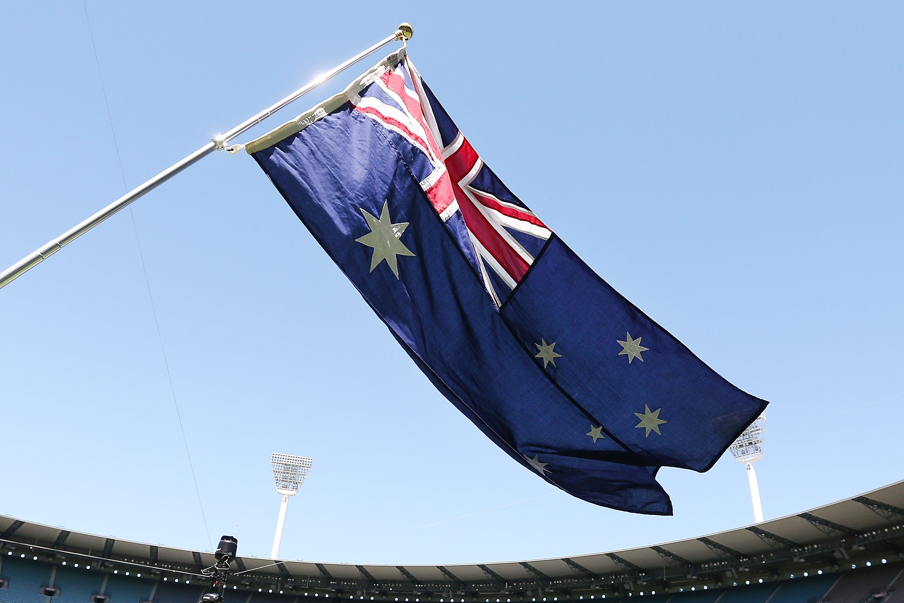 The Australian flag.