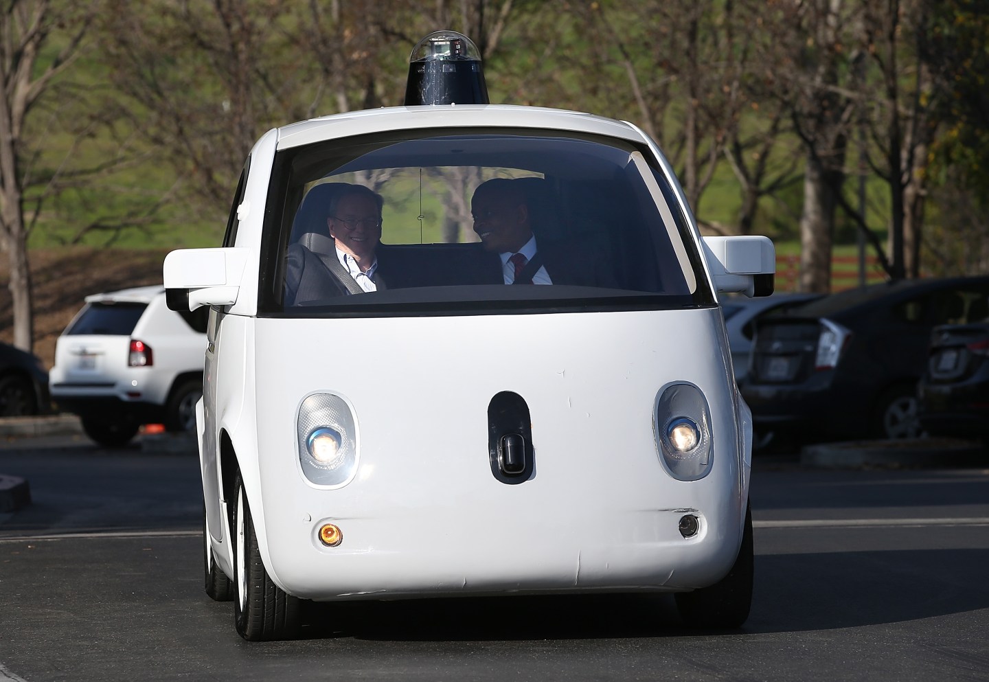 Transportation Sec'y Foxx Discusses Future Transportation Trends With Google CEO