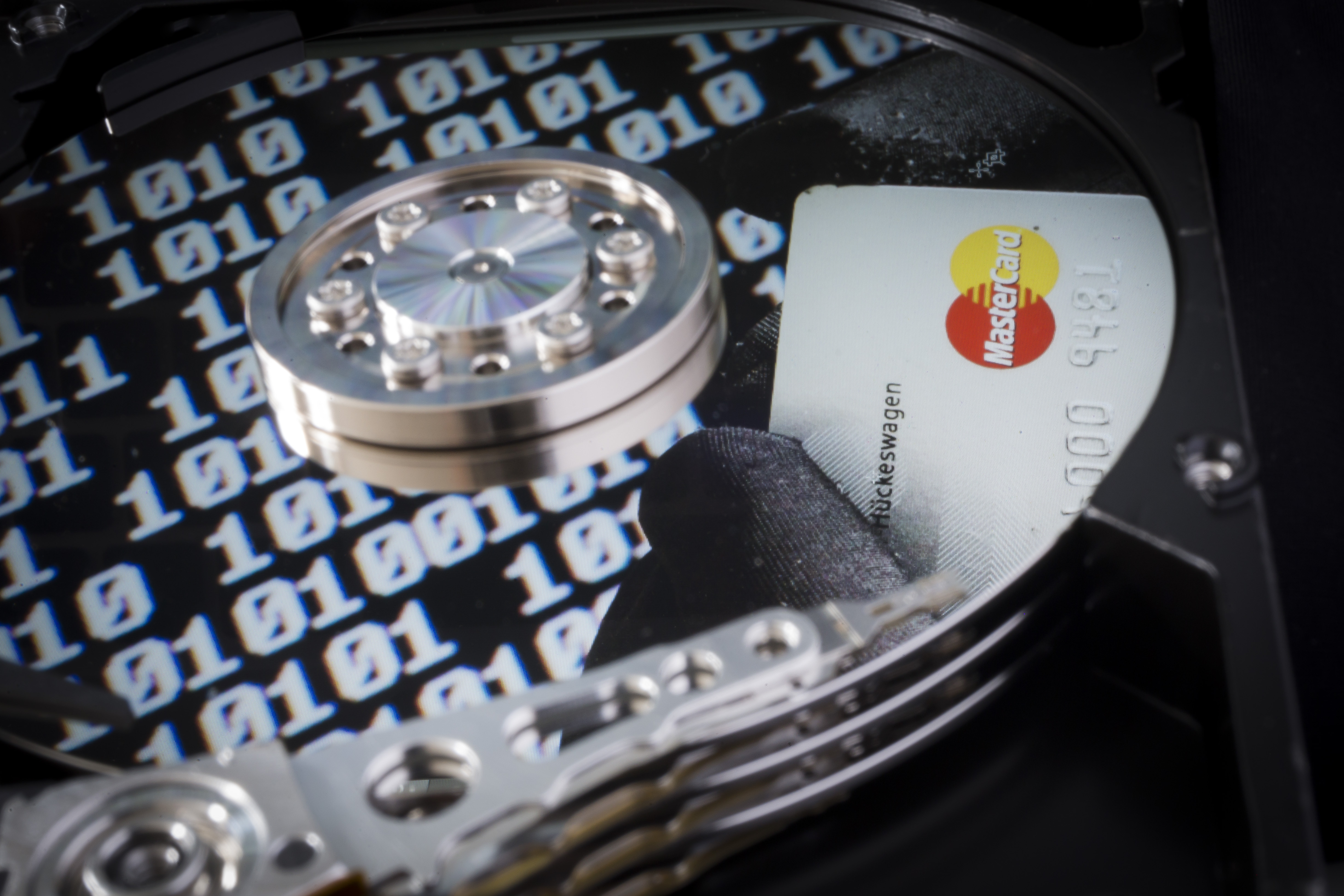 Close-up Of A Hard Drive