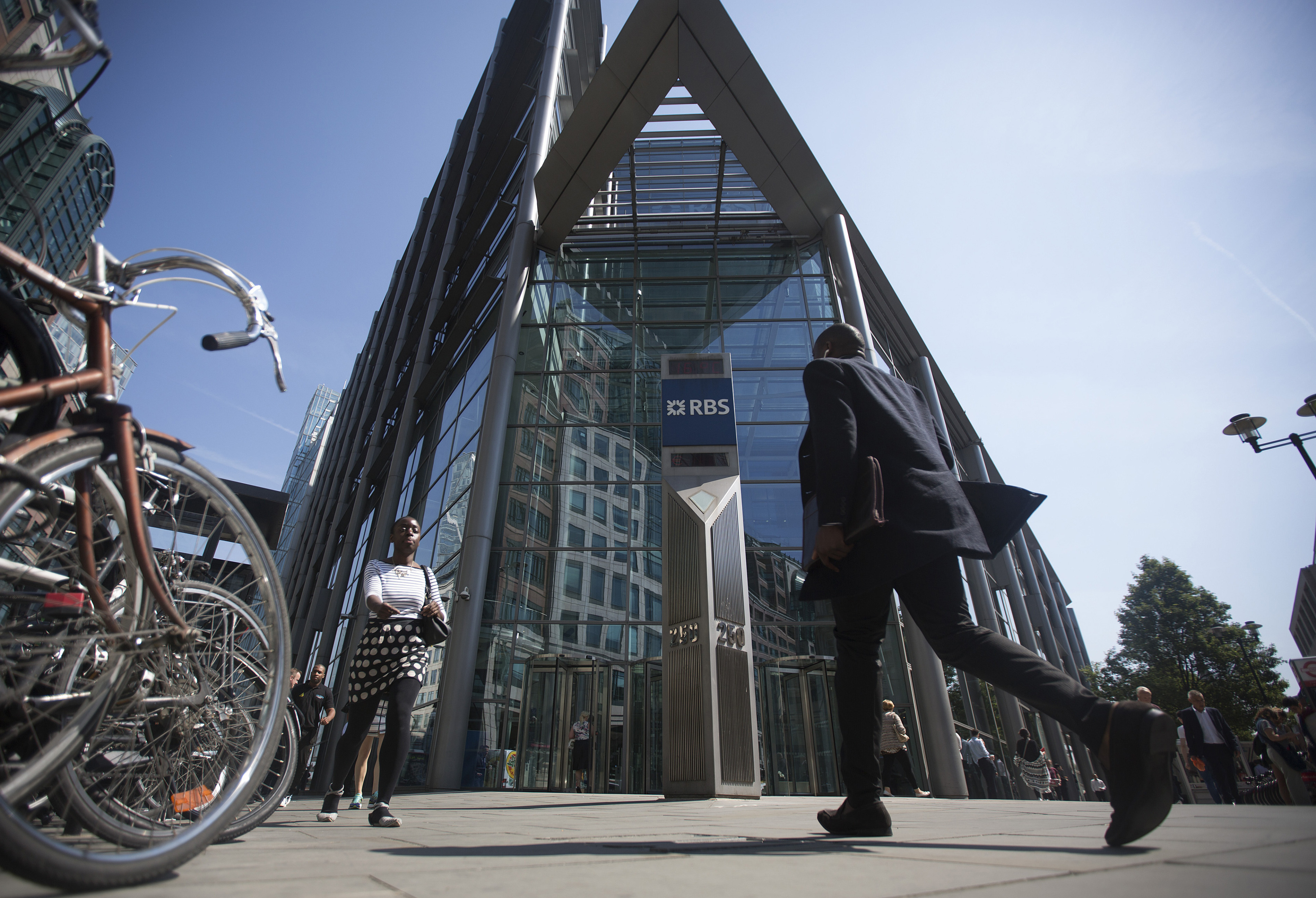 Royal Bank of Scotland Group Plc Headquarters As U.K. Government Sell Shares