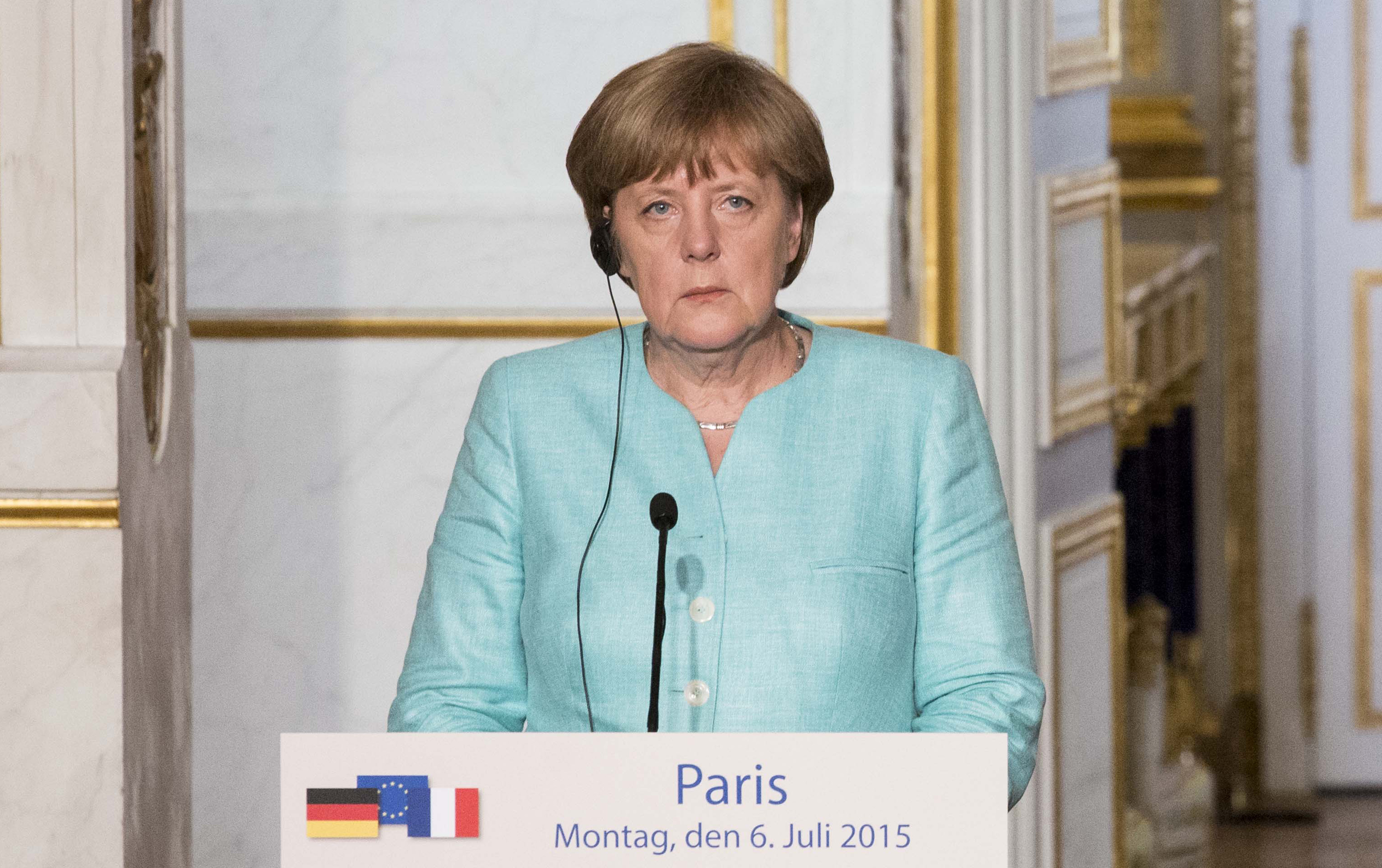 Germany's Chancellor Angela Merkel And France's President Francois Hollande Meet To Access Greek Situation