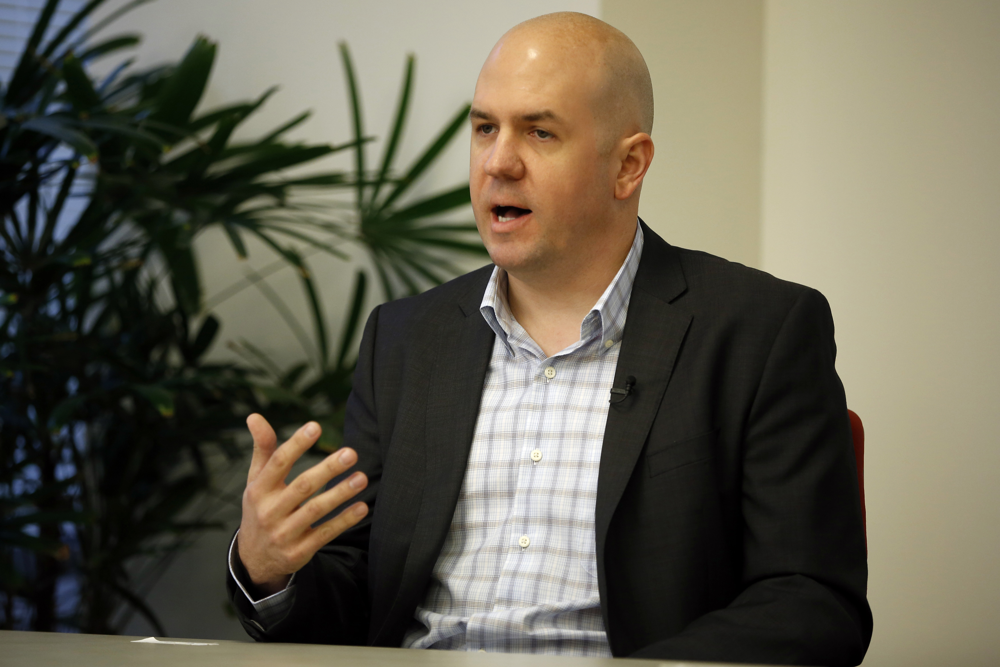 John Engates speaks during the Reuters Global Technology Summit in San Francisco