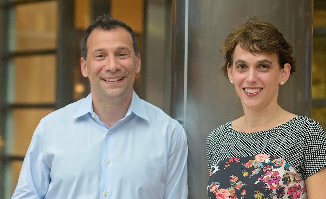 ClearSky founders Lazarus Vekiarides and Ellen Rubin.