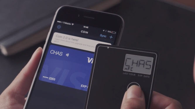 Coin adds NFC capabilities to its new all-in-one card