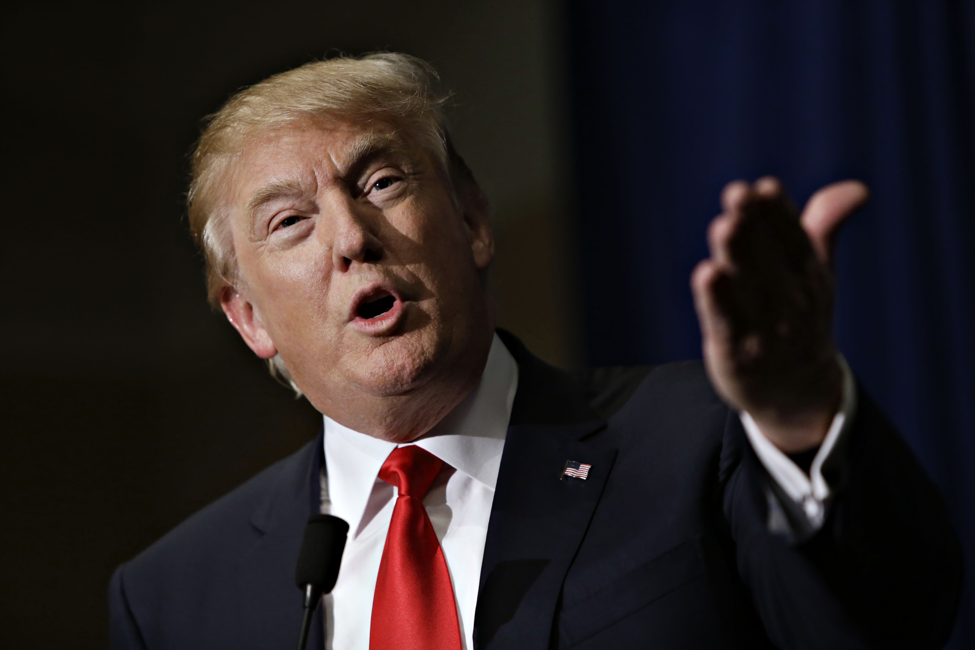 Donald Trump Holds Rally At Grand River Center