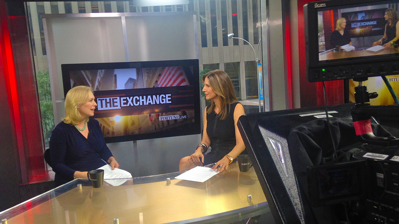 Fortune Live for August 14, 2015: Kirsten Gillibrand, Bonobos, and Alphabet