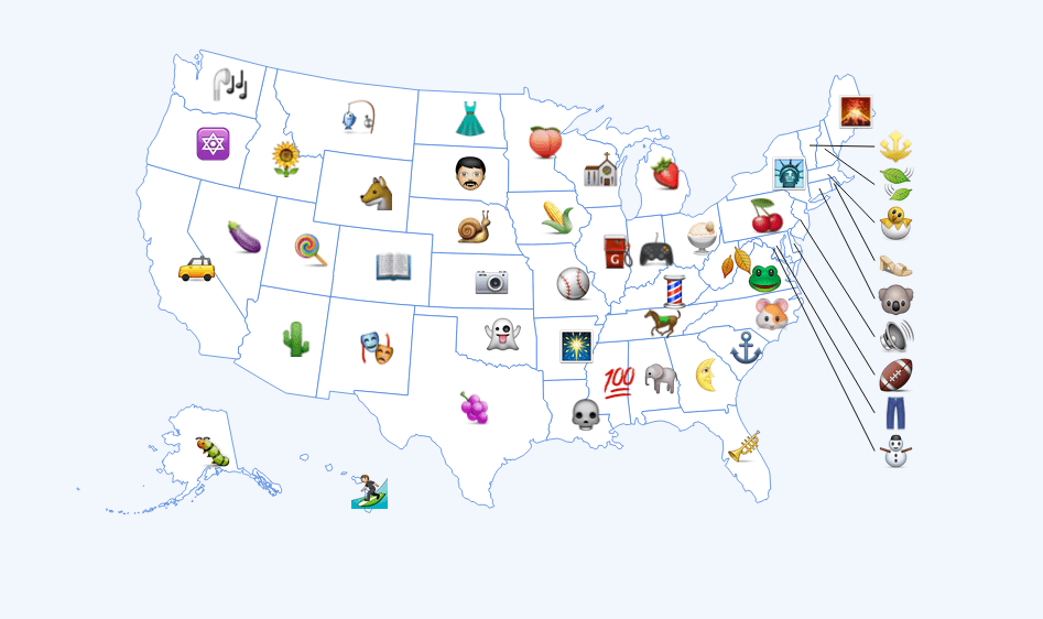 The United States of emoji