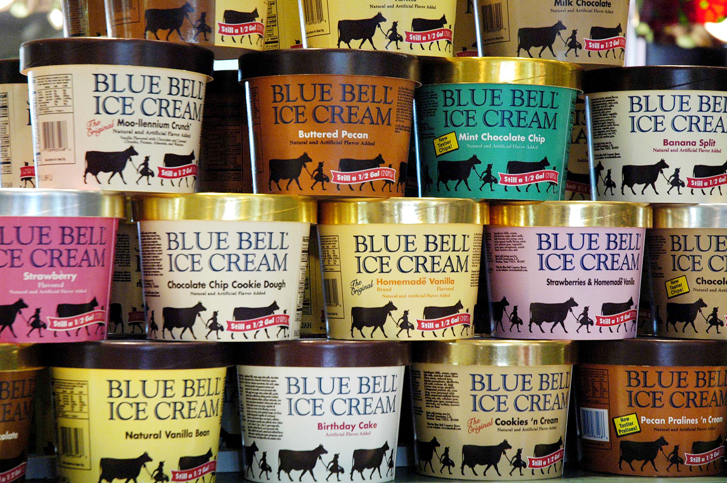 BLUE BELL ICE CREAM