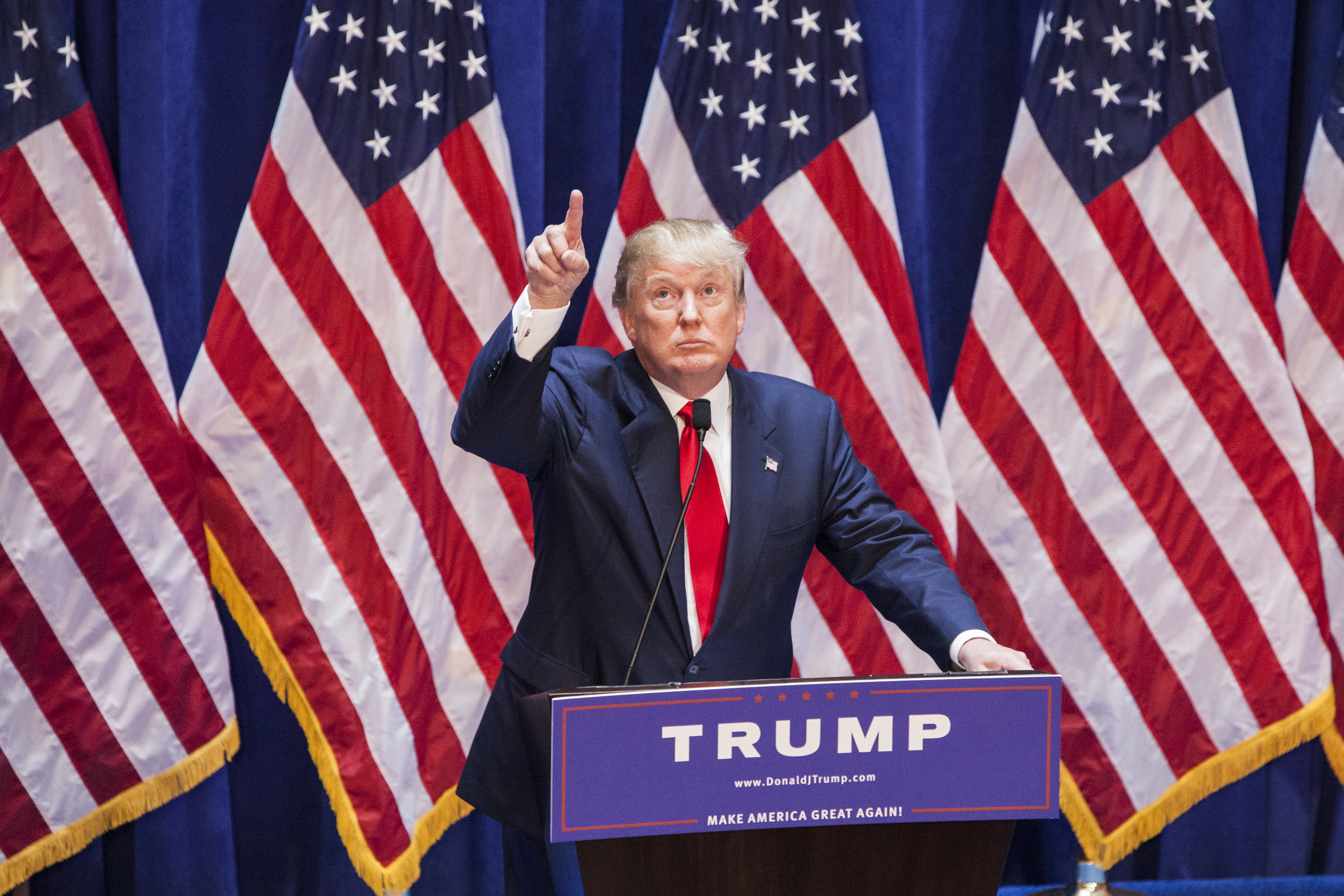 Donald Trump Makes Announcement At Trump Tower
