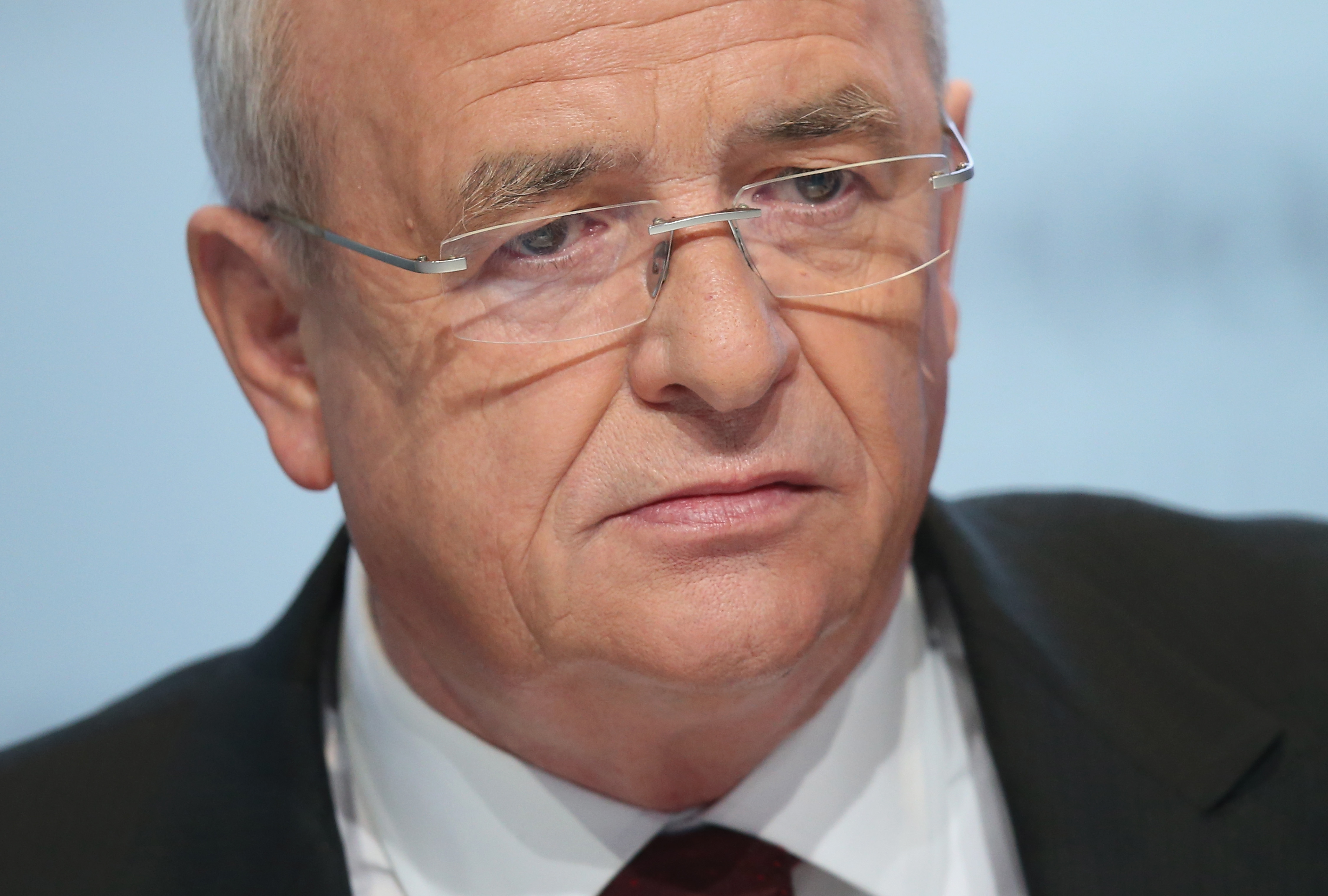 Volkswagen CEO Martin Winterkorn attending the company's annual press conference on March 13, 2014 in Wolfsburg, Germany.