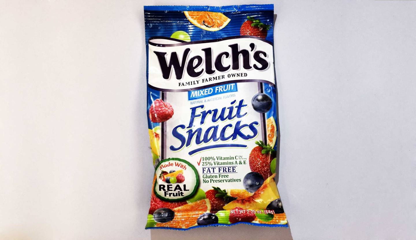 Lawsuit alleges Welch’s Fruit Snacks are more candy than fruit