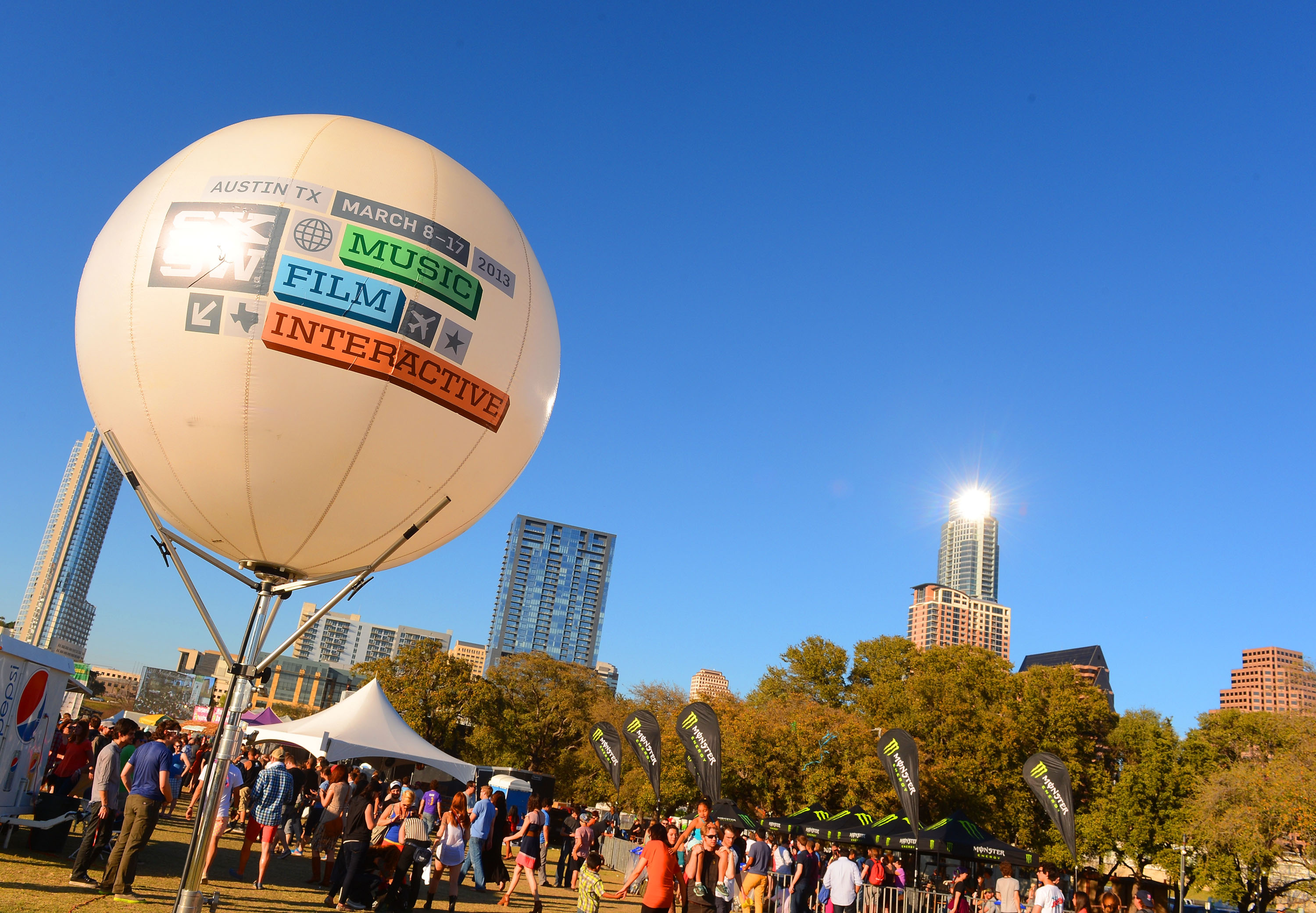 A general view of atmosphere at the SXSW Music, Film + Interactive Festival held at the Auditorium Shores in Austin, Texas.