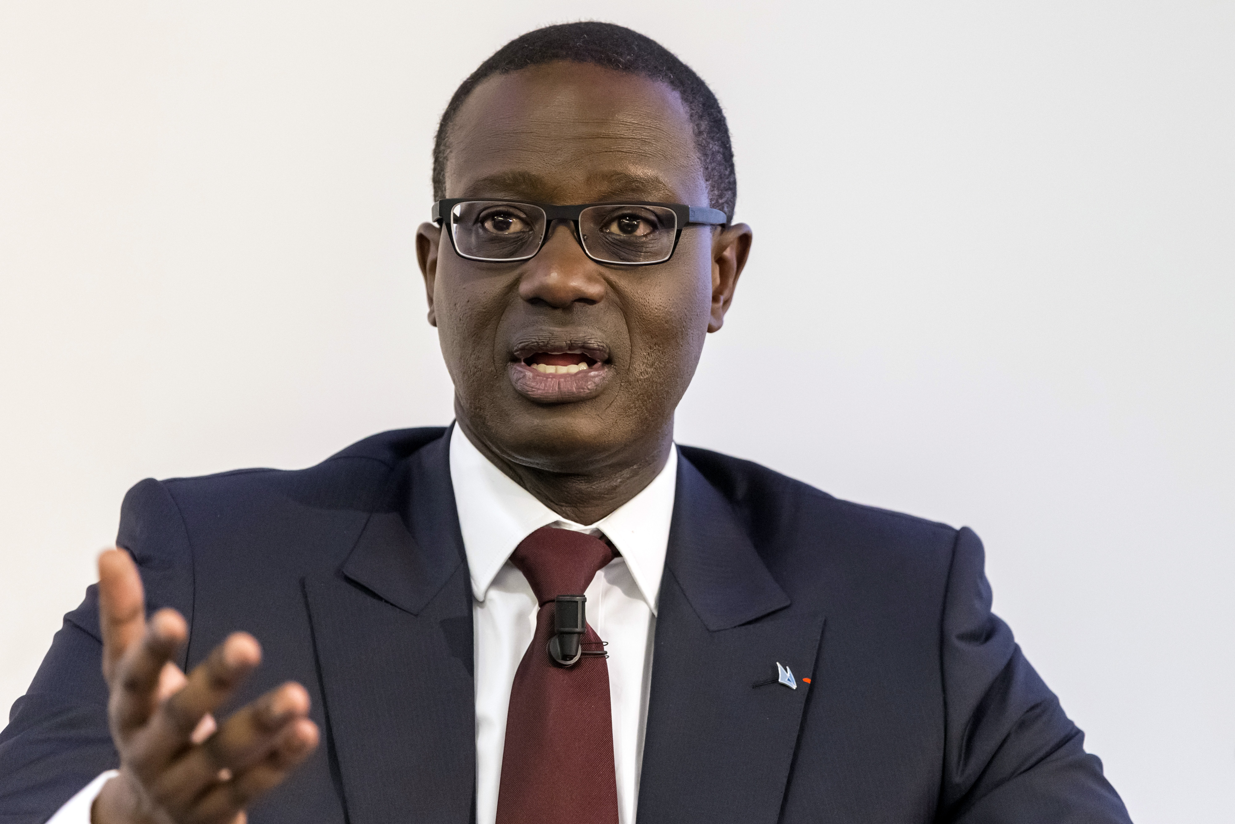 ZURICH: Credit Suisse Group AG Chief Executive Officer Tidjane Thiam Earnings News Conference & Interview