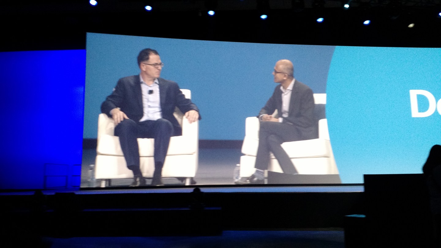Michael Dell takes a dig at Microsoft’s Surface (right in front of Satya!)