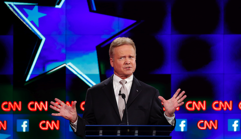 Former Democratic and possible independent candidate for President, JIm Webb