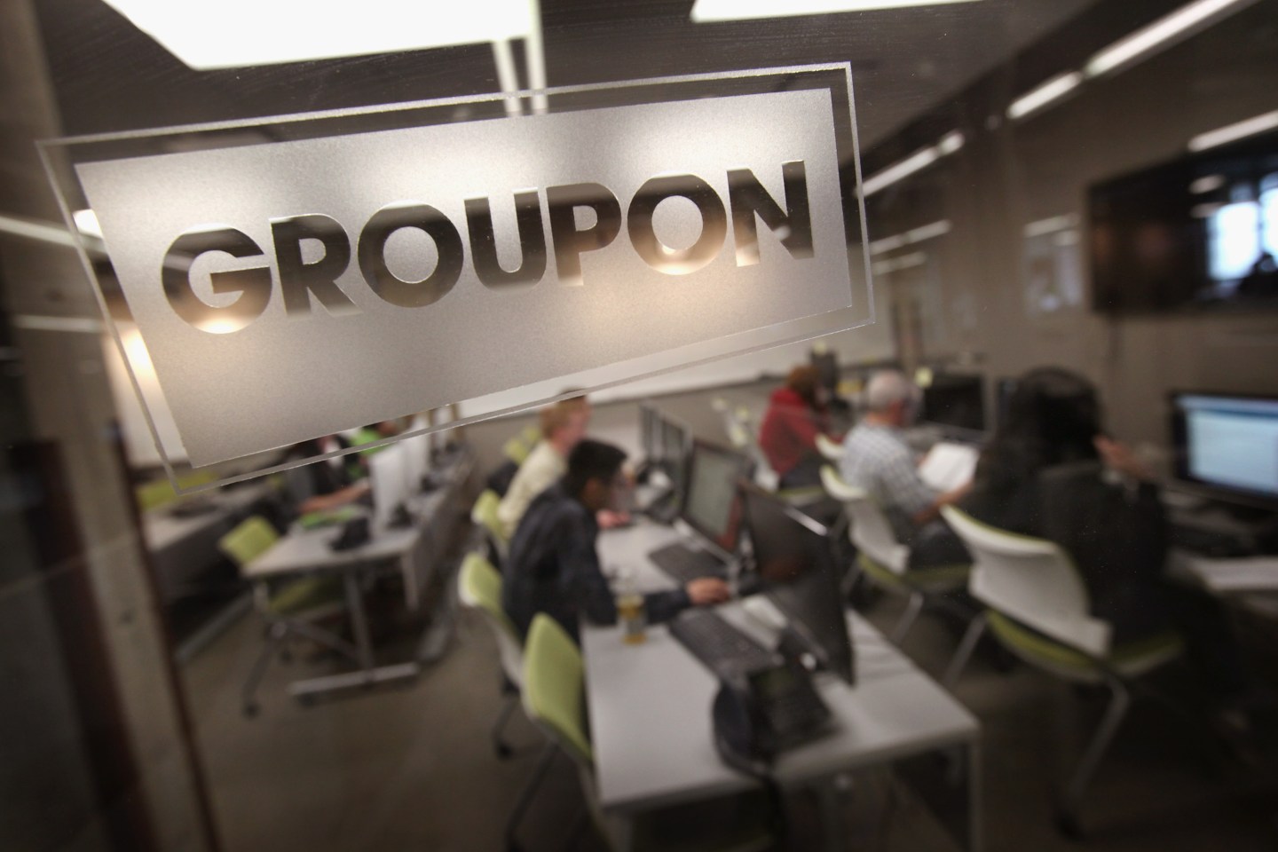 Groupon office engraving