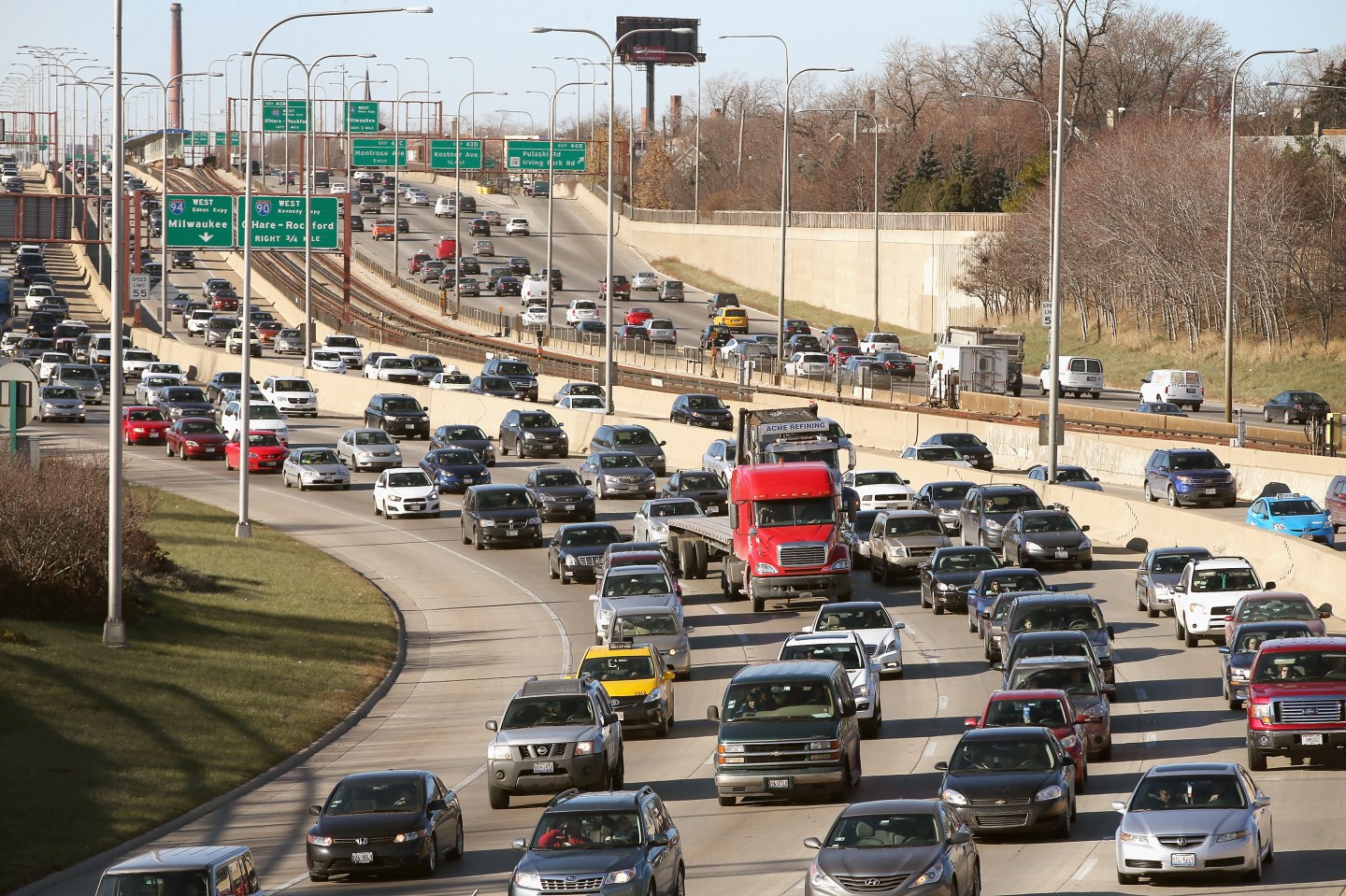 Travelers Embark On Holiday Travel Day Before Thanksgiving