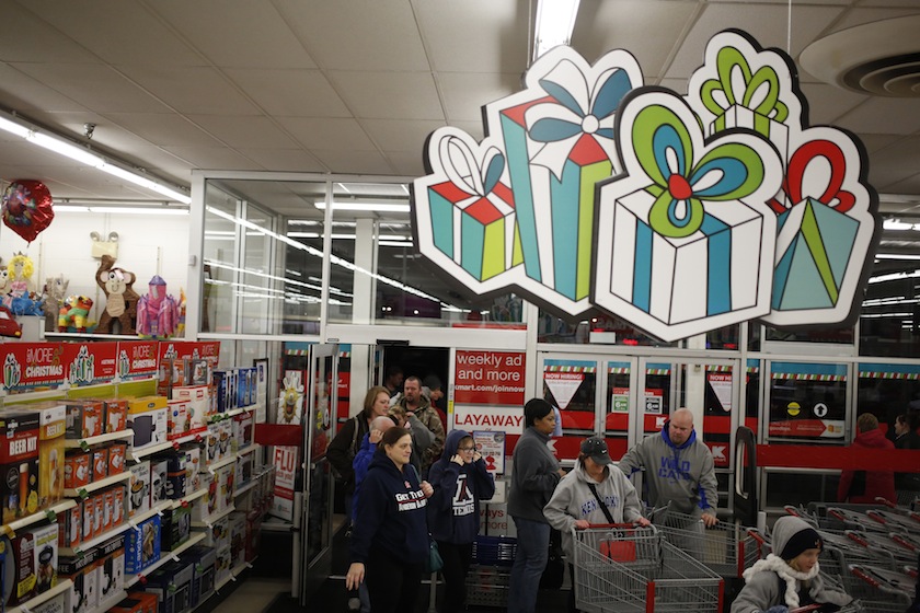 Shoppers Inside A Kmart Store Ahead Of Black Friday Sales