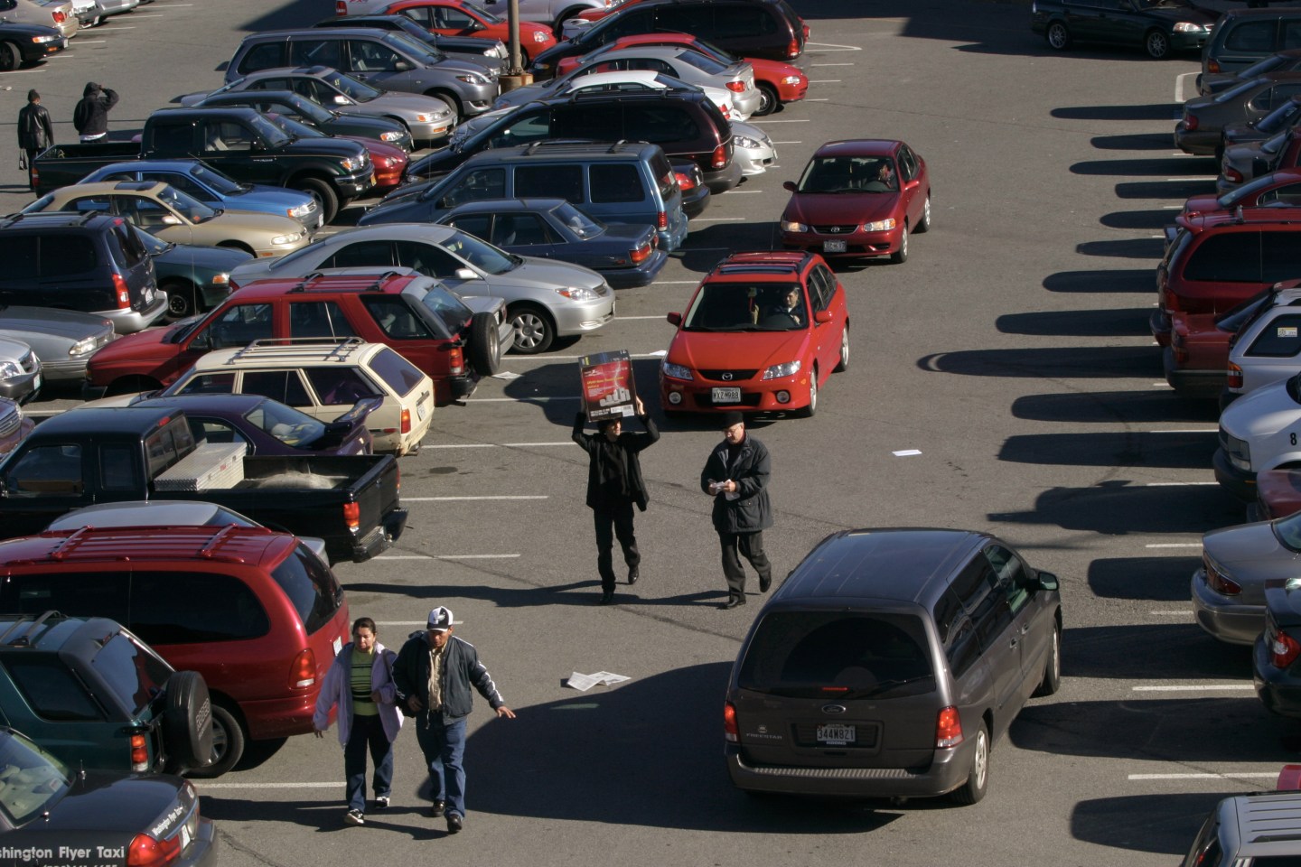 Black Friday shoppers at Wheaton Plaza a