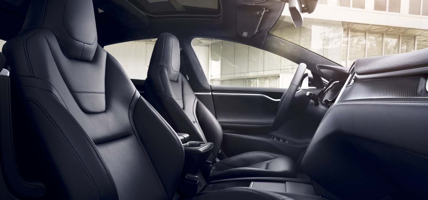 Tesla Model S interior seats