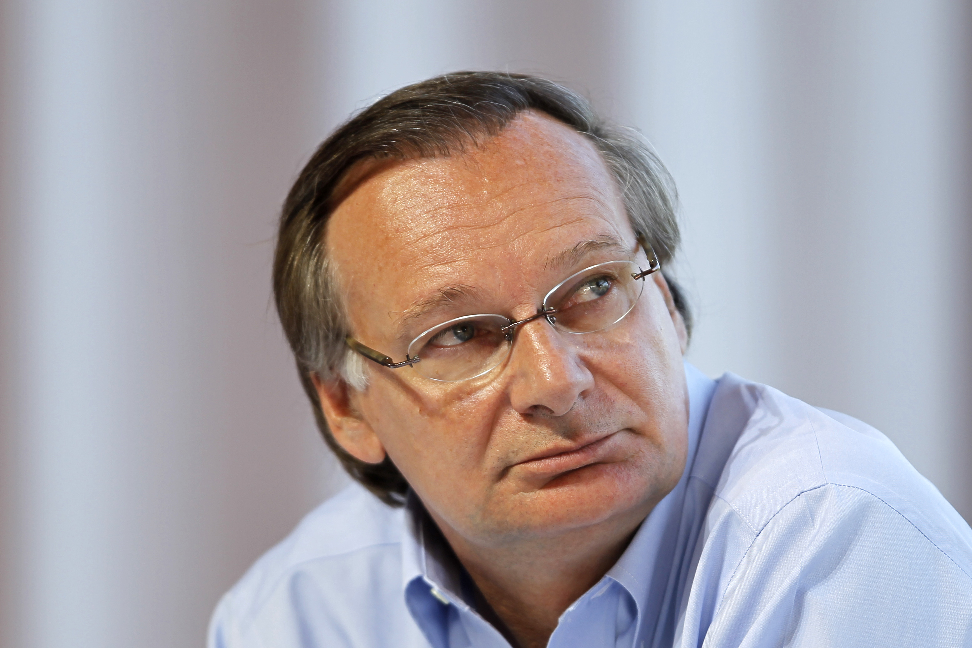 09 Sep 2011, Jouy-en-Josas, France --- Pierre Nanterme, Chief executive of Accenture's Financial Services operating group, attends the French employers' body MEDEF union summer forum on the campus of the HEC School of Management in Jouy-en-Josas, near Paris, September 2, 2011. REUTERS/Charles Platiau (FRANCE - Tags: BUSINESS HEADSHOT ) --- Image by © CHARLES PLATIAU/Reuters/Corbis