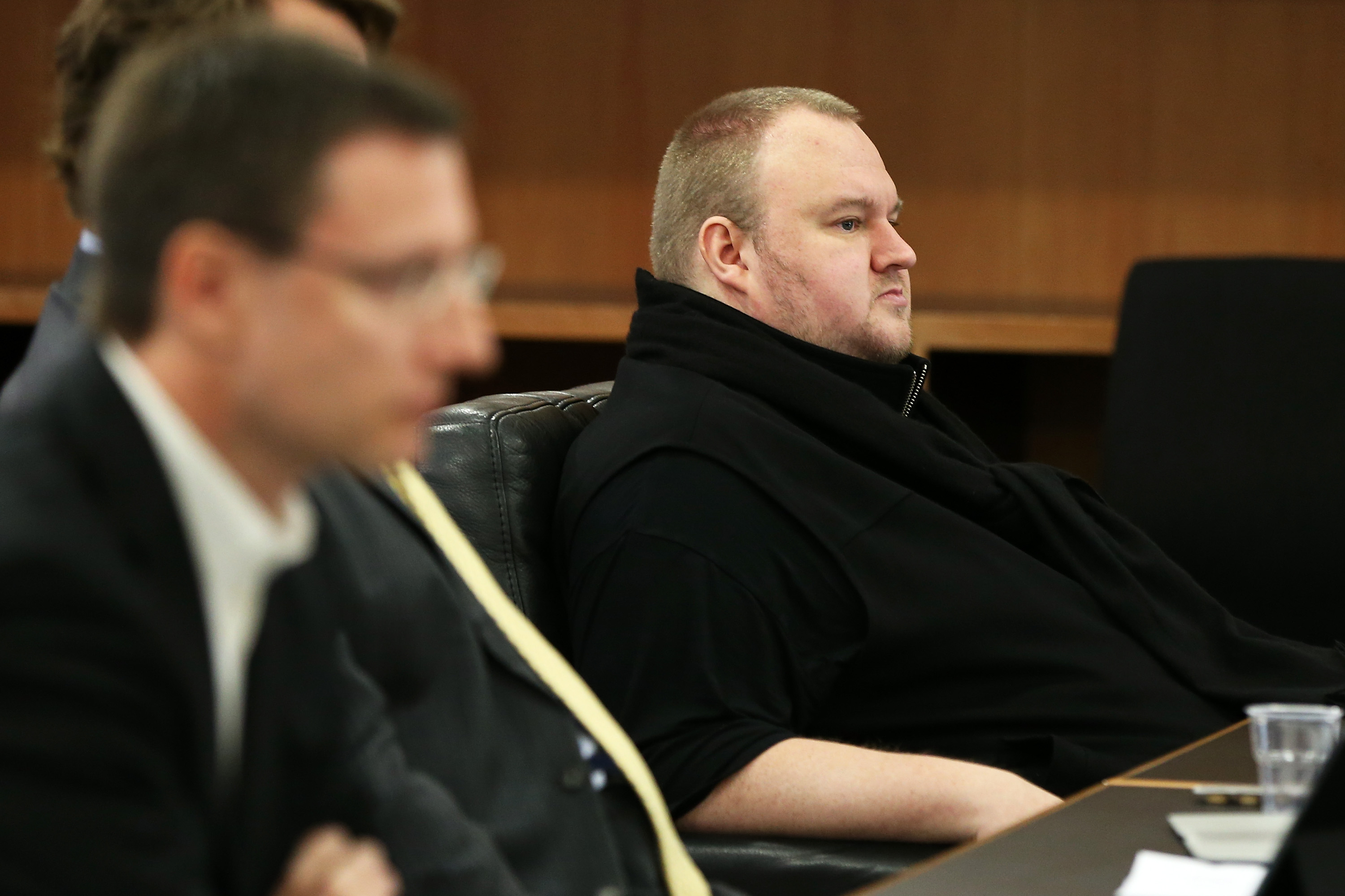 Kim Dotcom Attends Court For Extradition Hearing