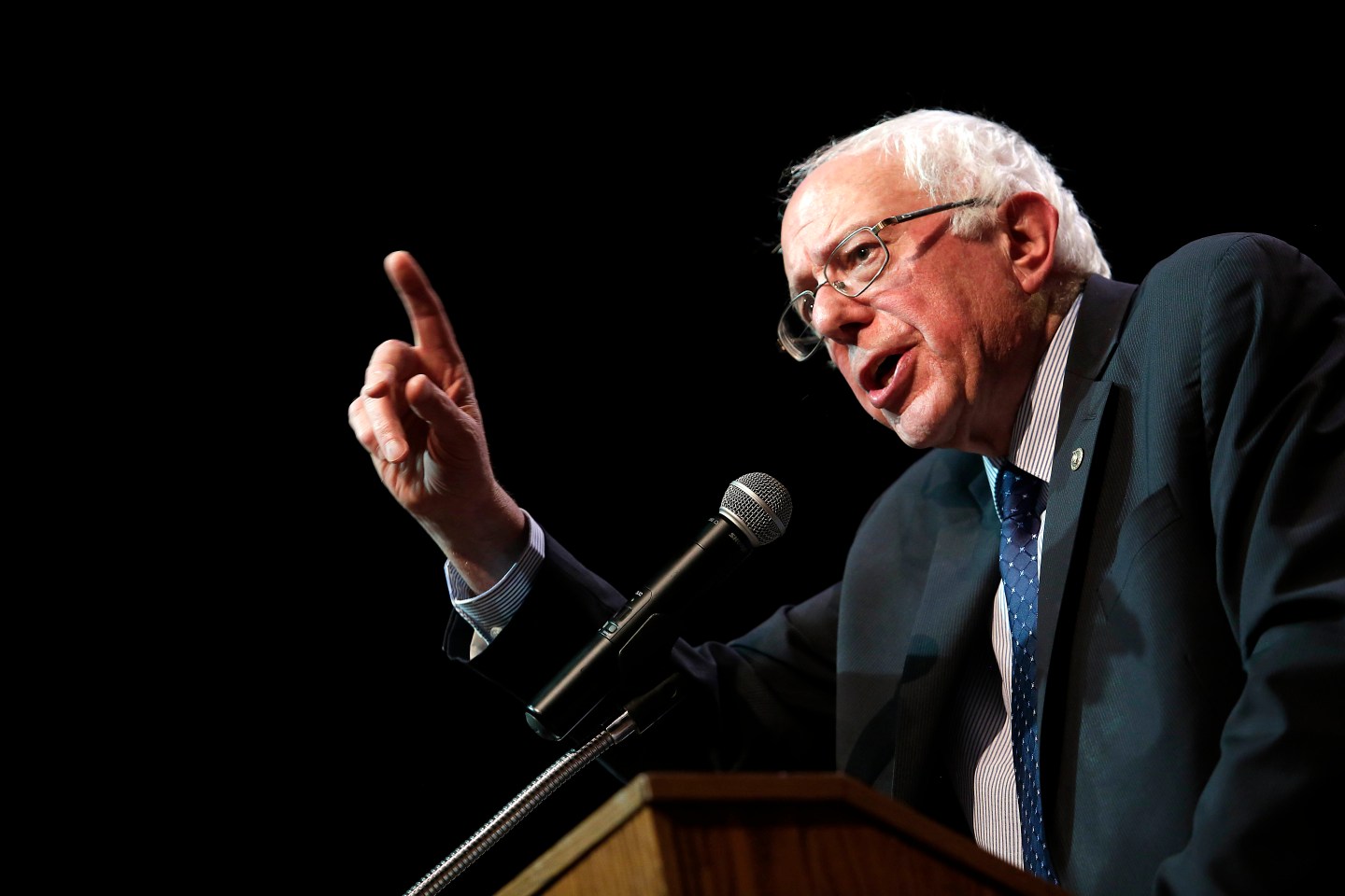 Bernie Sanders Holds Press Conference With Activists In Chicago