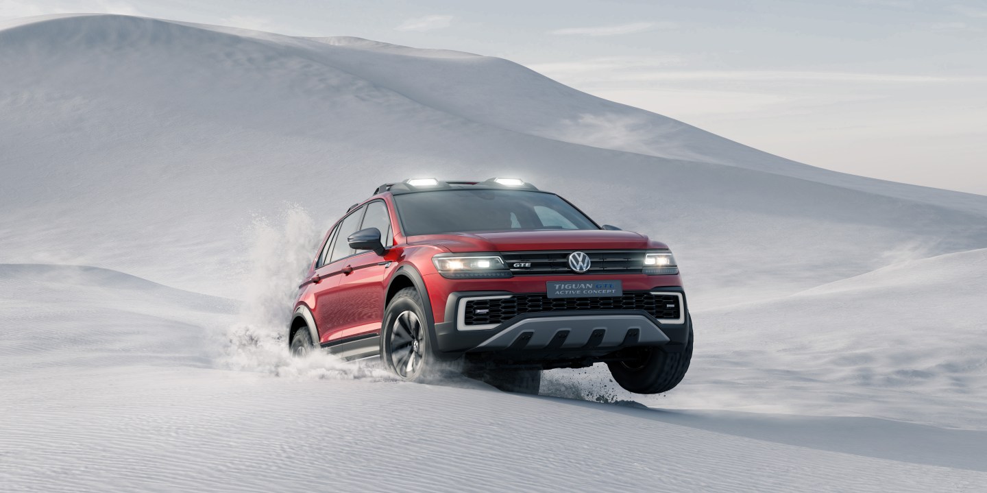 Meet VW’s Sporty New Tiguan GTE Active Concept