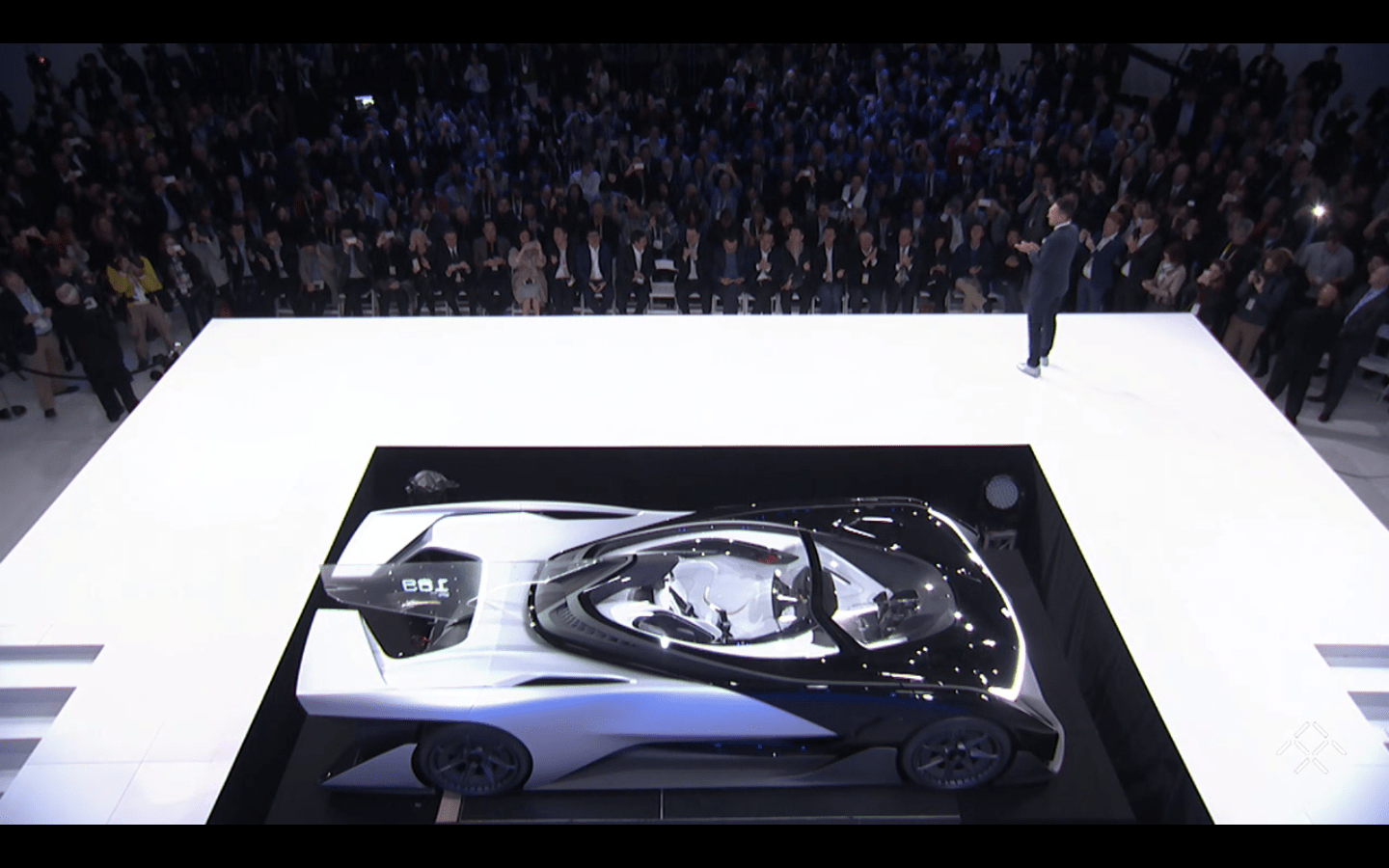 Faraday Future FFZERO1 concept car at CES 2016