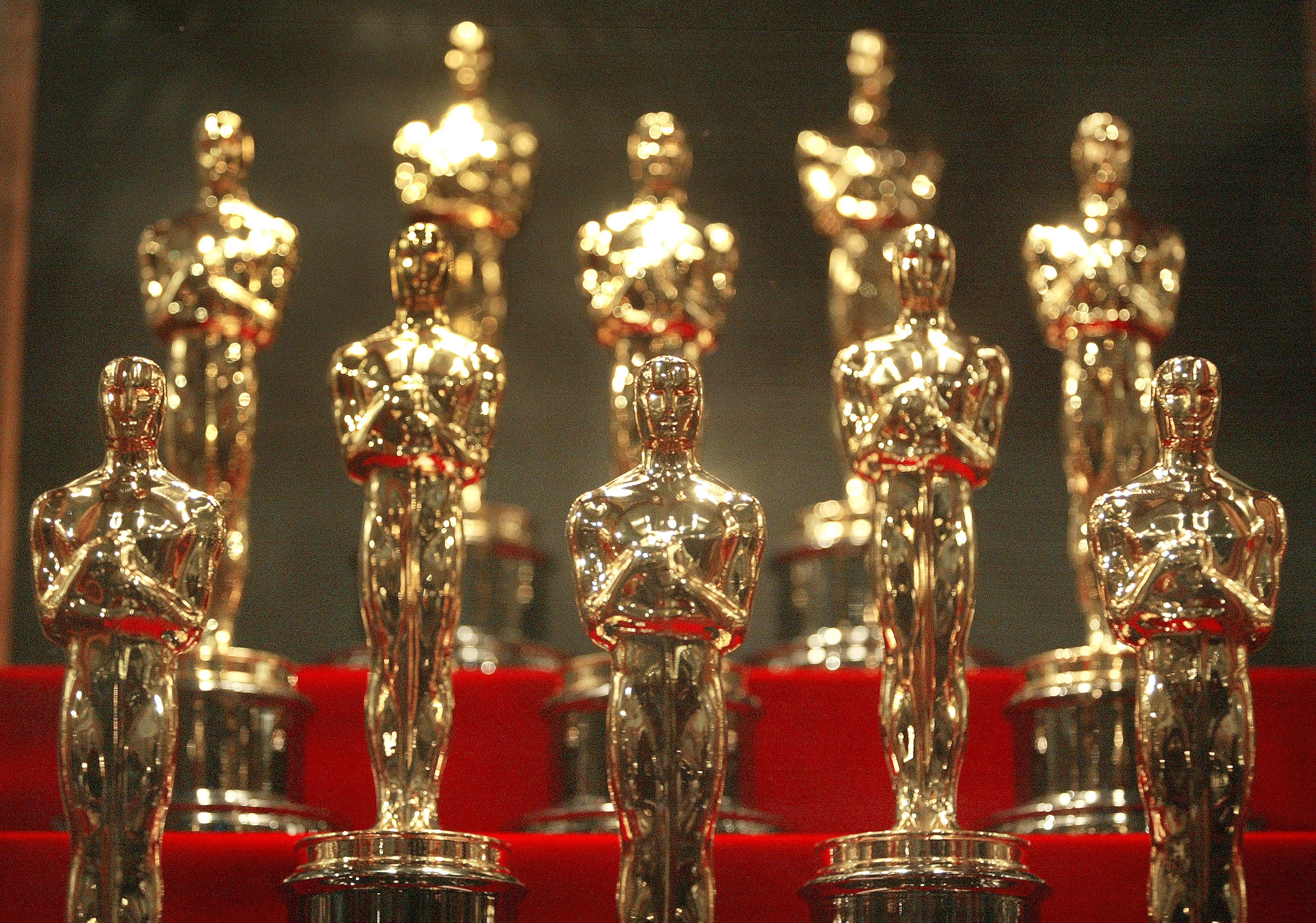 Oscar Statuettes On Display At Chicago Museum Of Science &amp; Industry