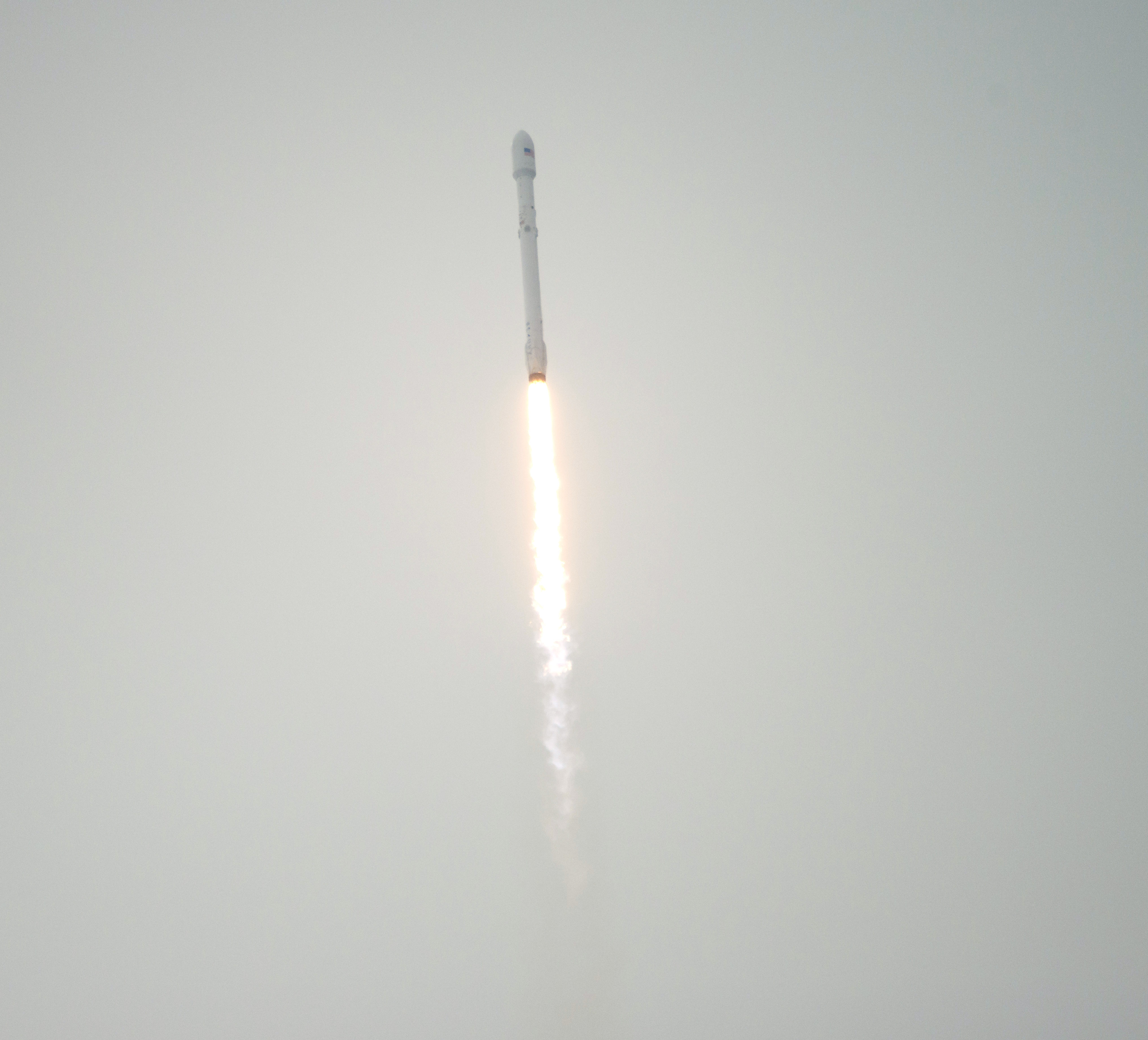 VANDENBERG AFB, CA - JANUARY 17: In this handout provided by the National Aeronautics and Space Administration (NASA)The SpaceX Falcon 9 rocket is seen as it launches from Vandenberg Air Force Base Space Launch Complex 4 East with the Jason-3 spacecraft onboard January 17, 2016, Vandenberg Air Force Base, California. Jason-3, an international mission led by the National Oceanic and Atmospheric Administration (NOAA), will help continue U.S.-European satellite measurements of global ocean height changes. Photo Credit: (Photo by Bill Ingalls/NASA via Getty Images)