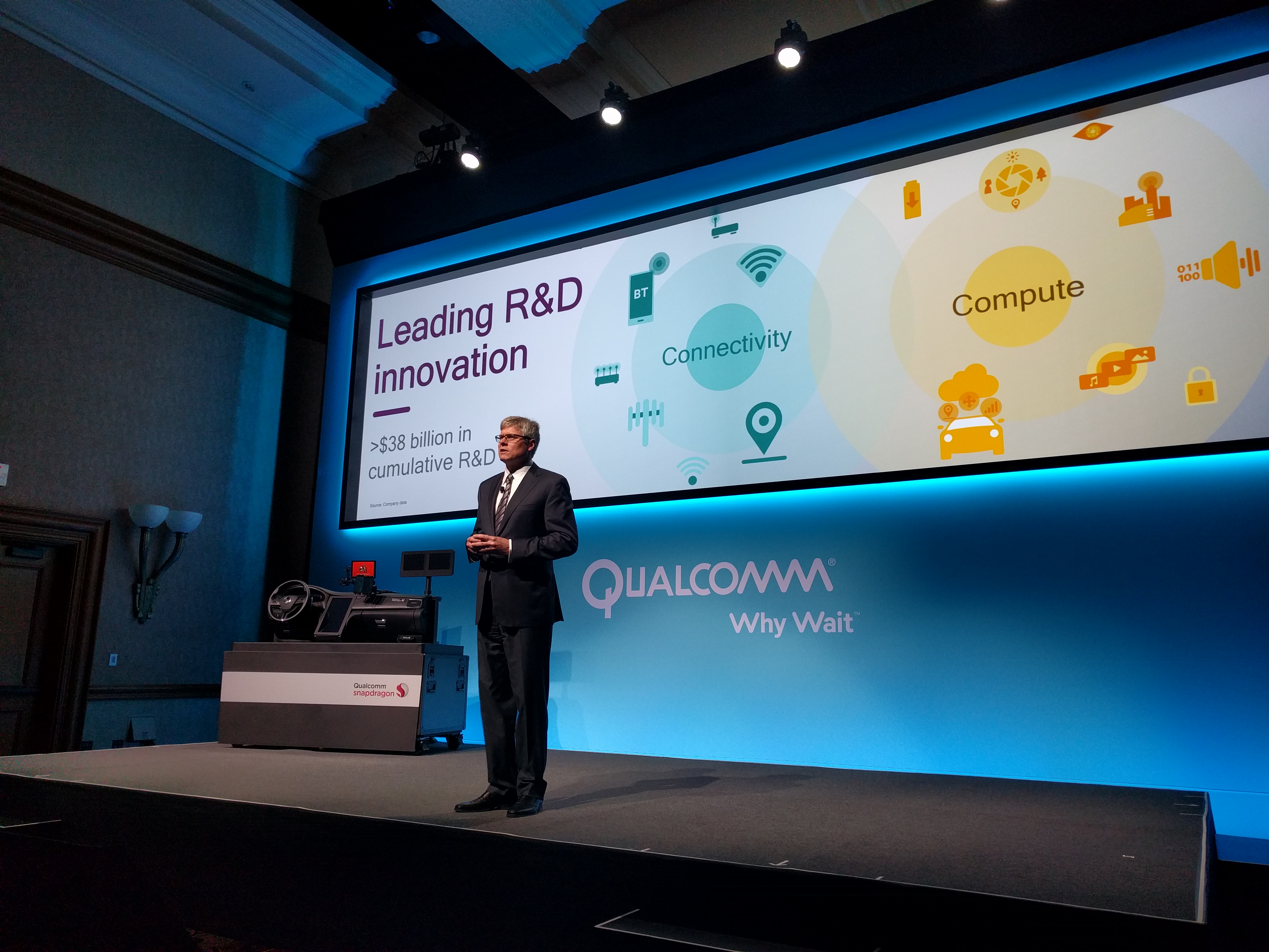 Qualcomm CEO Steve Mollenkopf at CES 2016.