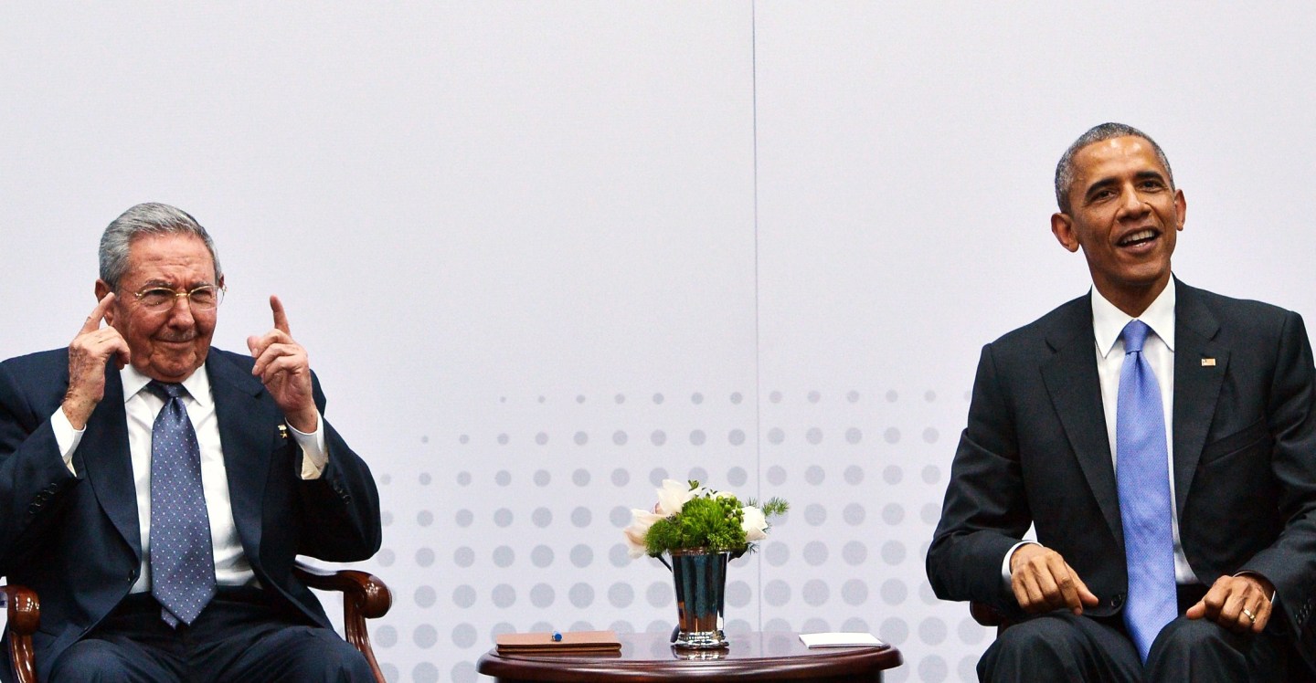PANAMA-AMERICAS-SUMMIT-CUBA-US-OBAMA-CASTRO