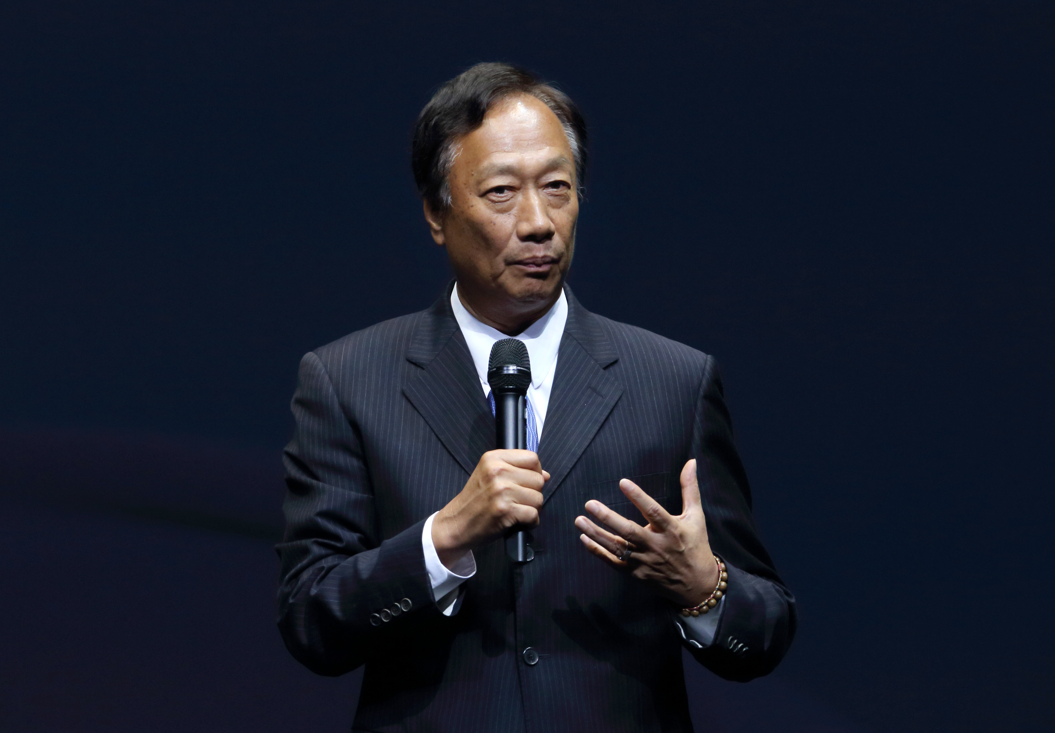 Softbank Chief Executive Officer Masayoshi Son News Conference