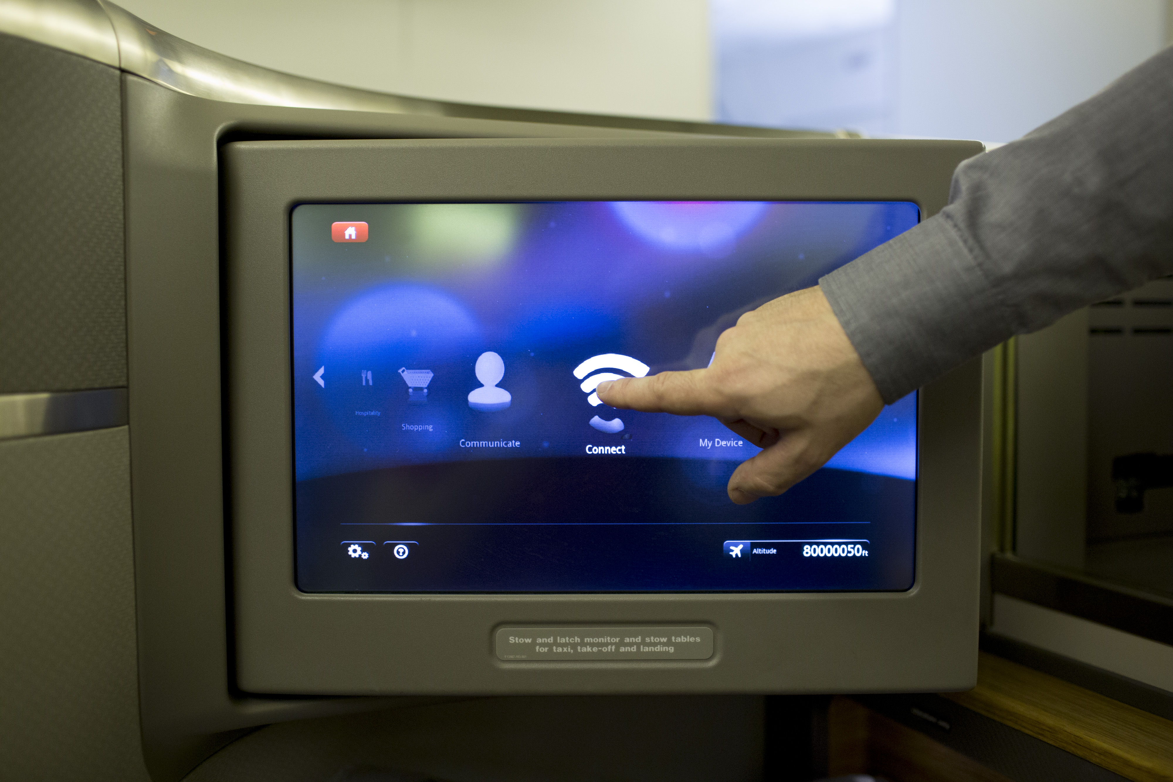 Tour Of An American Airlines Boeing 777-300ER Aircraft As Hong Kong-Dallas Route Is Inaugurated