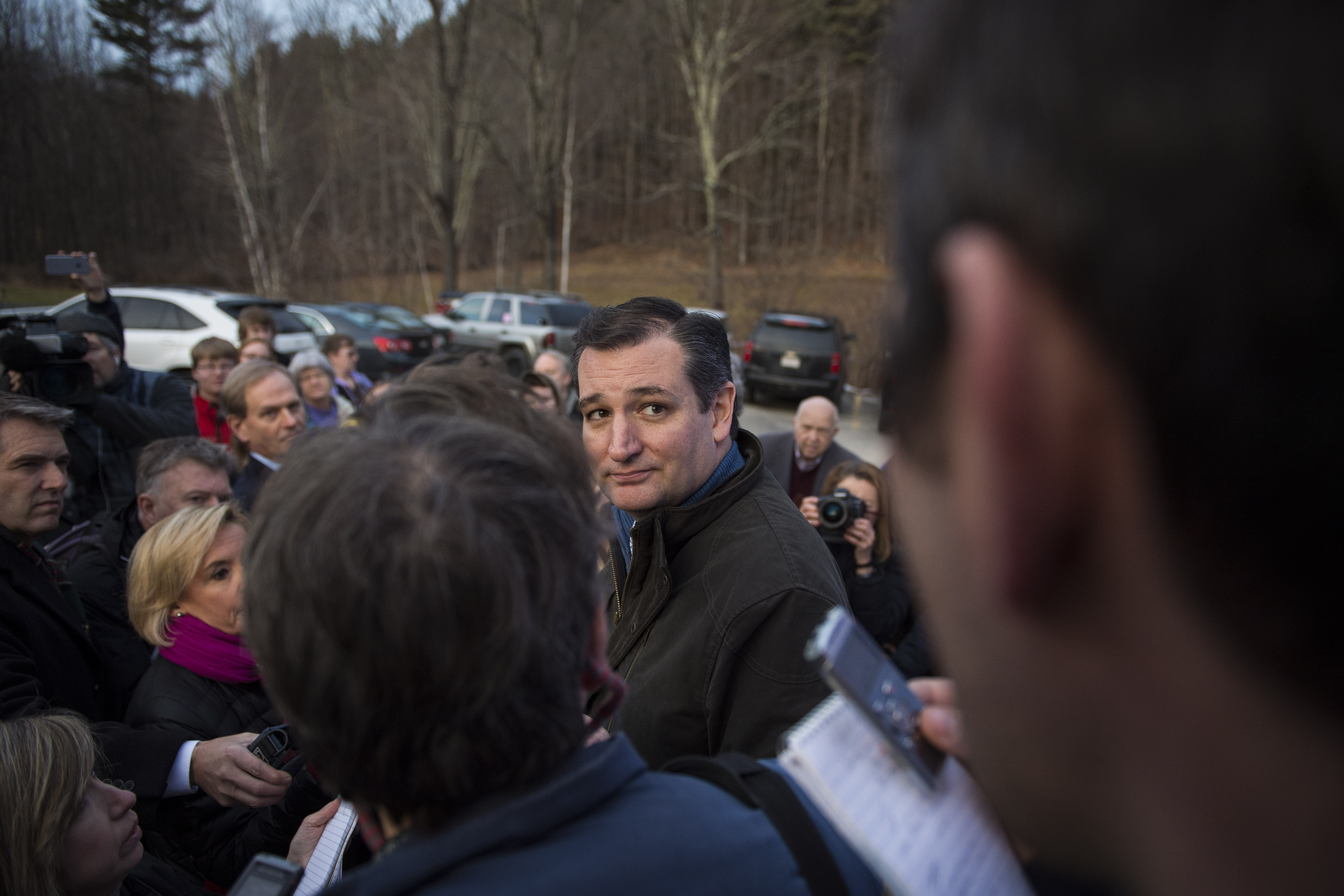 Ted Cruz in New Hampshire.