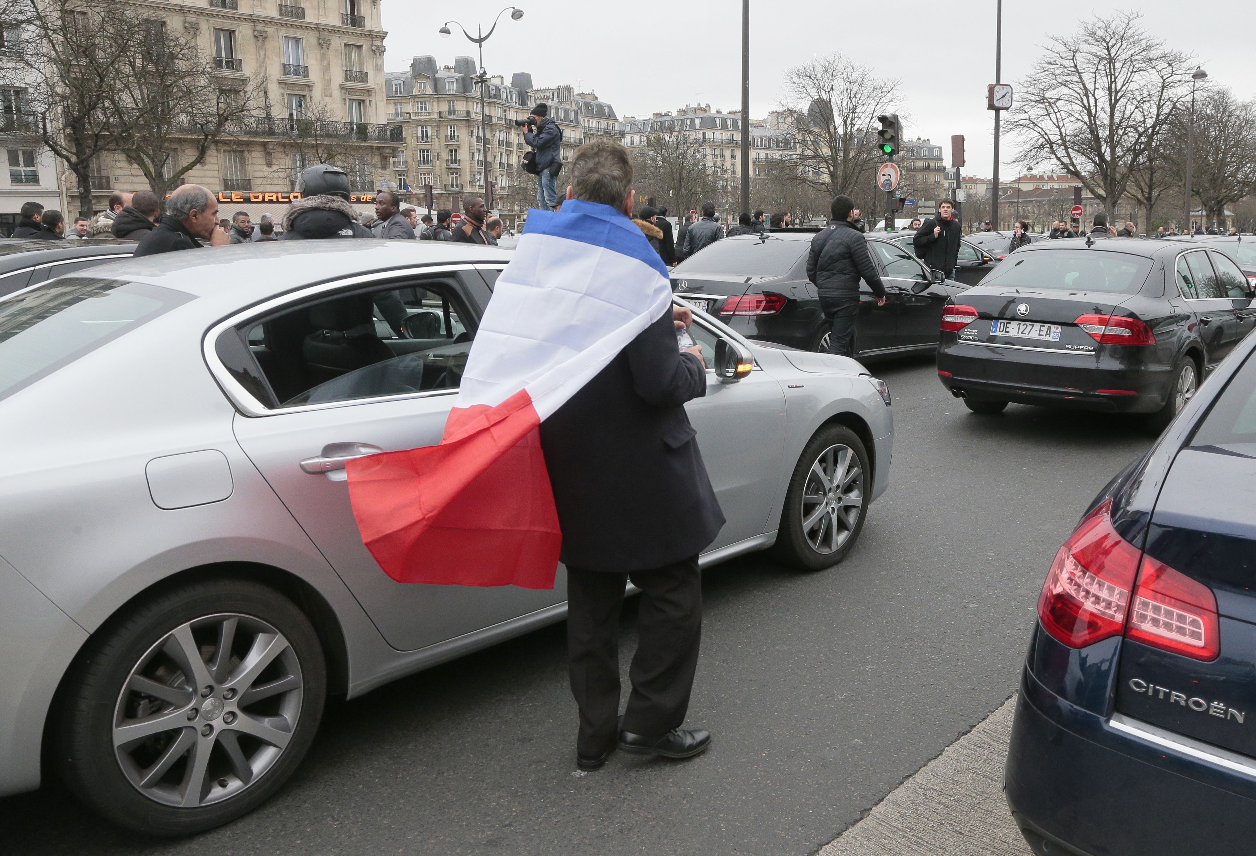 FRANCE-TRANSPORT-PRIVATE-VTC-TAXIS-DEMO