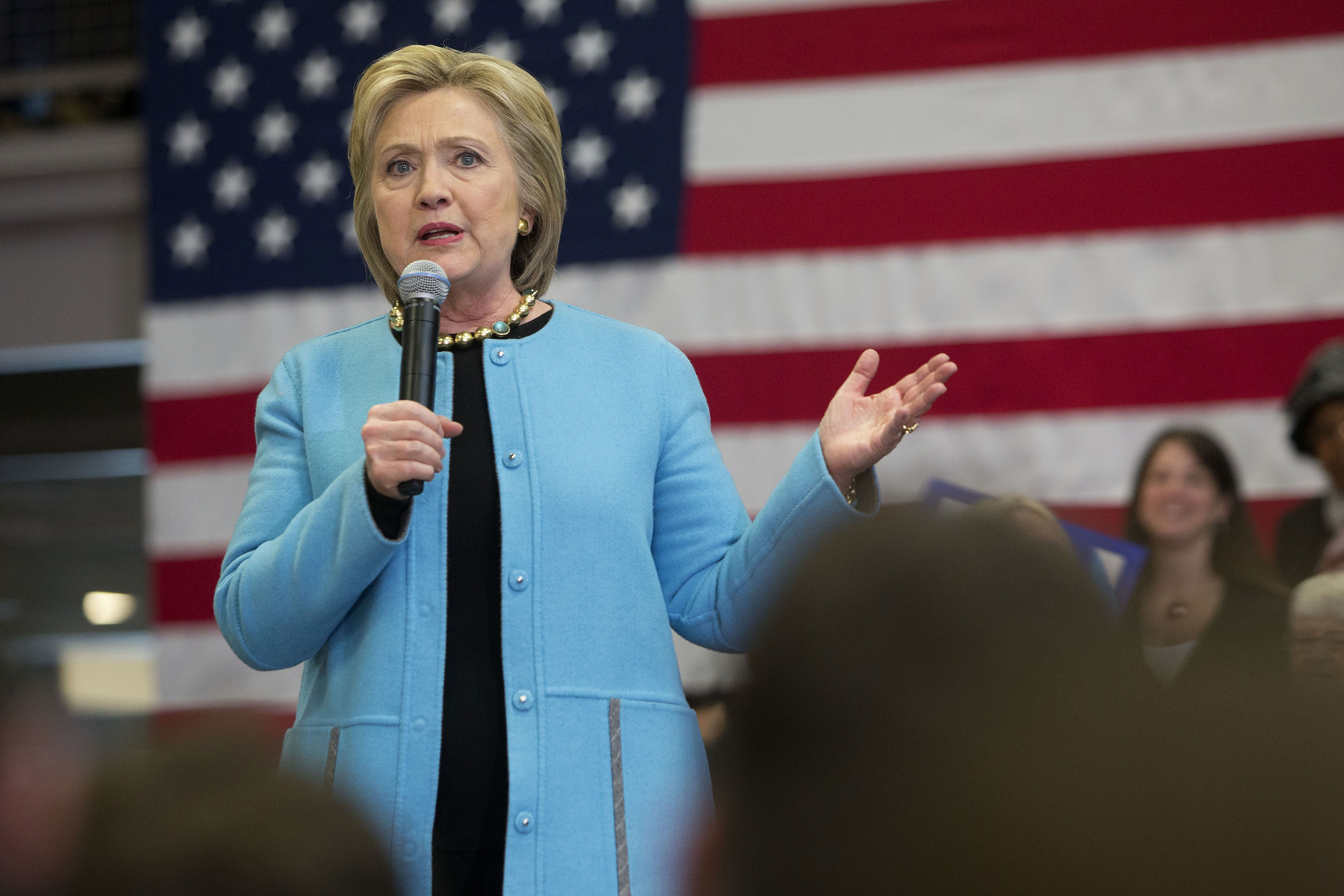 Presidential Candidate Hillary Clinton Holds Campaign Events With Bill And Chelsea Clinton