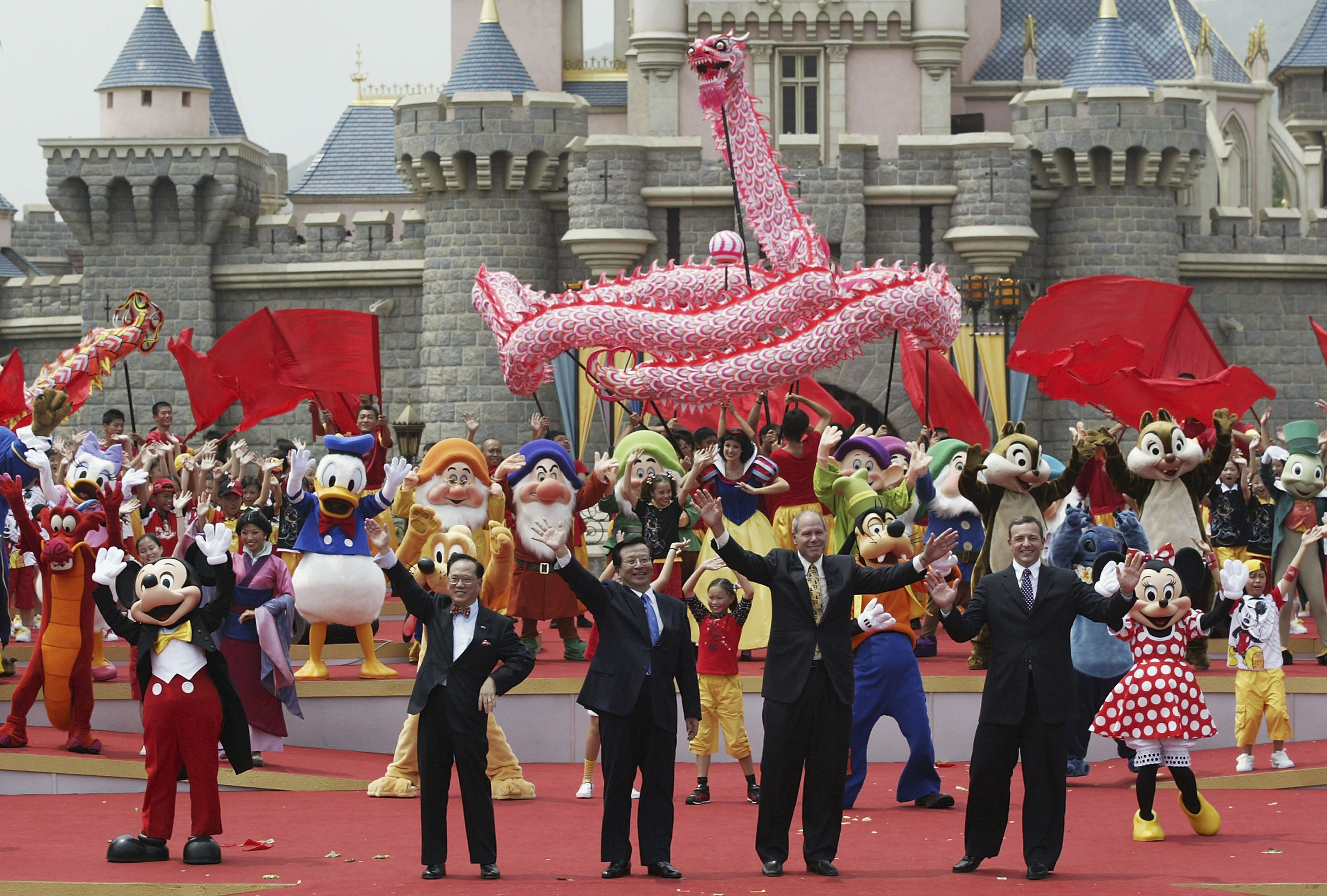 Grand Opening Of Disneyland In Hong Kong