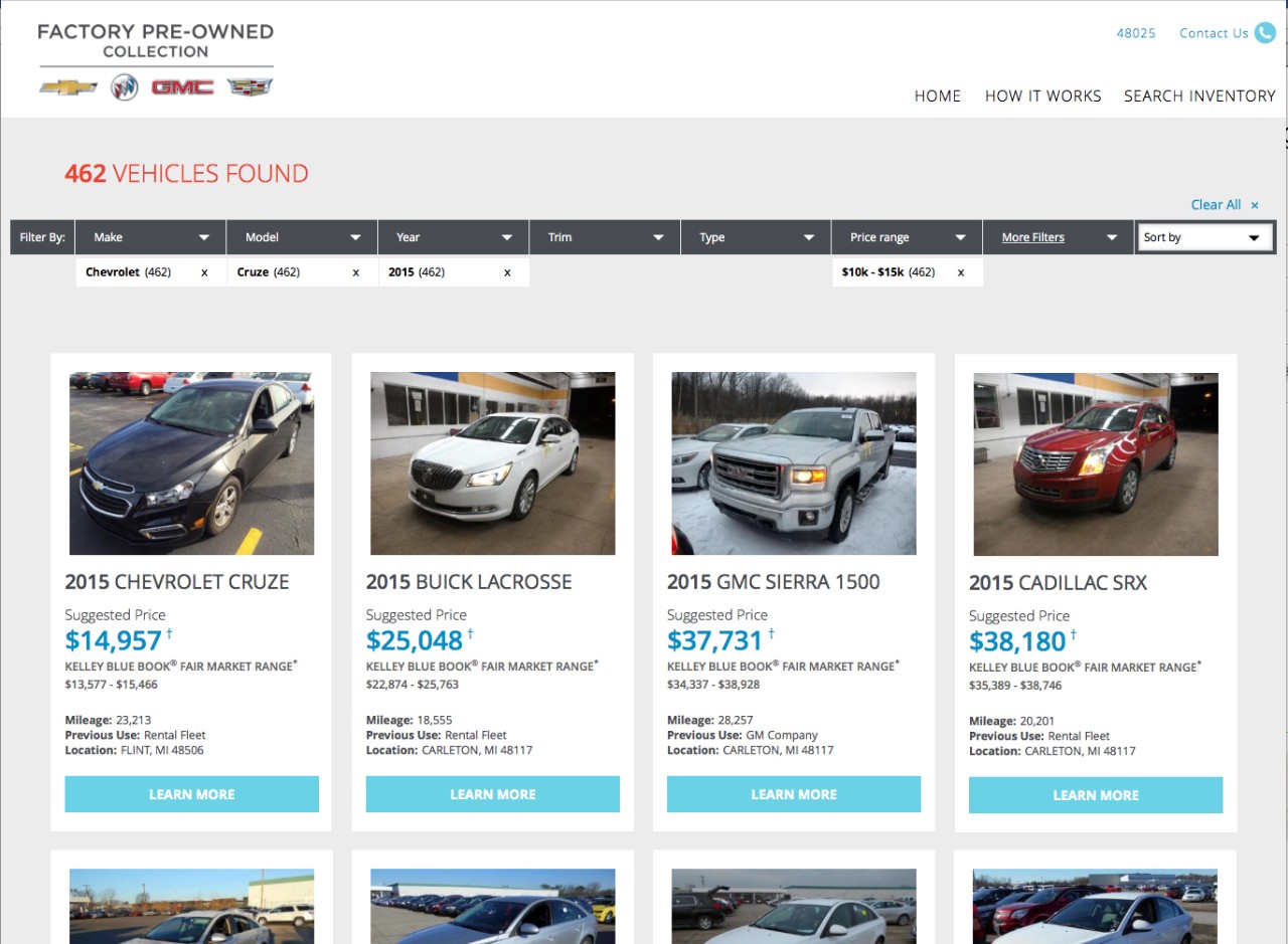 GM Is Officially in the Online Used Cars Sales Business