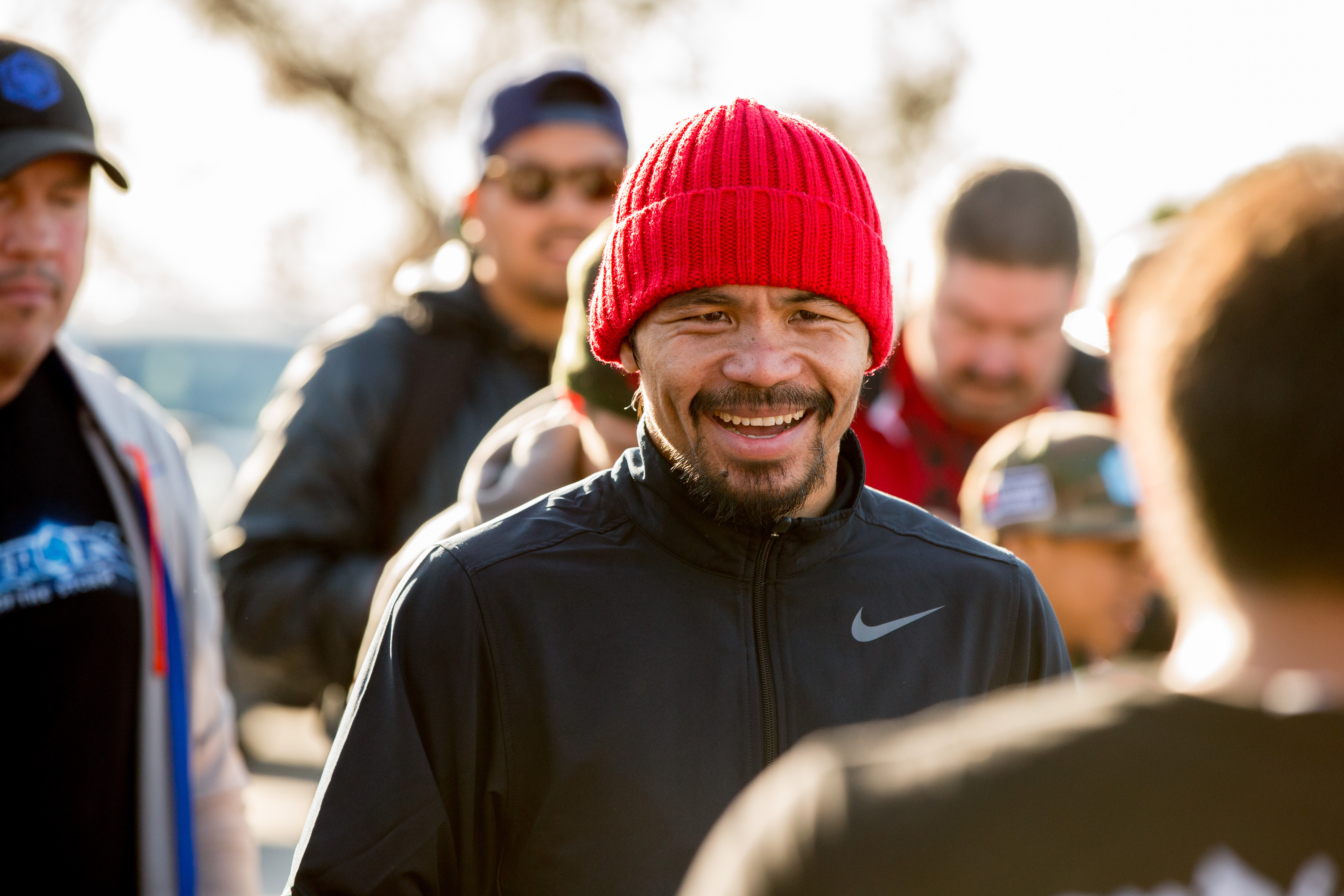 Manny Pacquiao Morning Workout