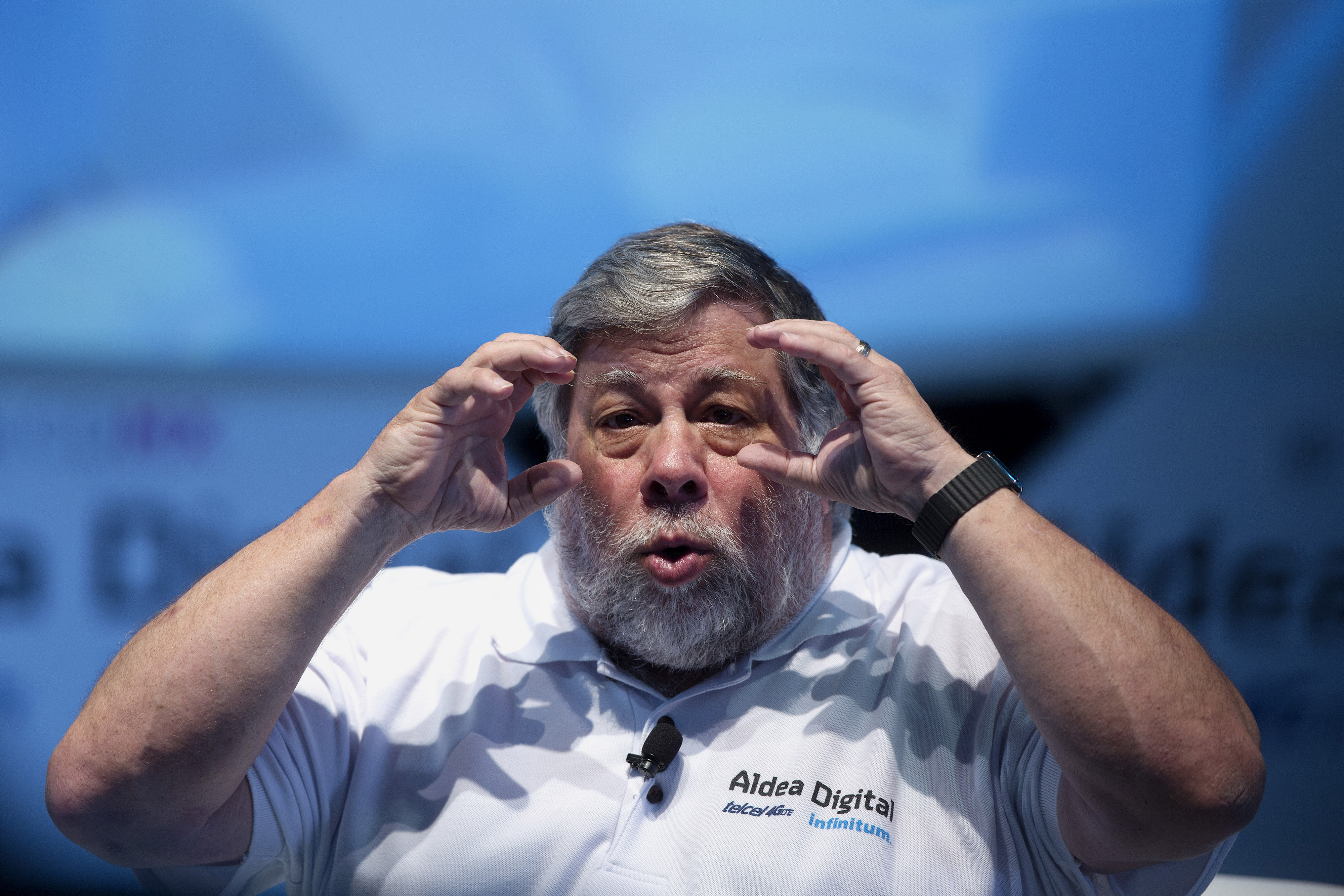 Apple Inc. Co-Founder Steve Wozniak Speaks At Opening Of Telcel Digital Village