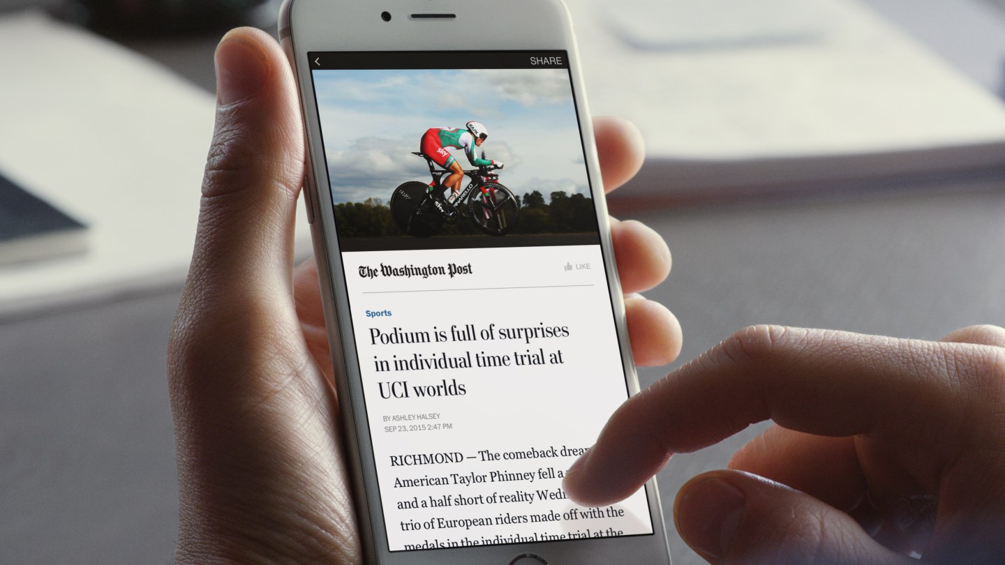 Here’s Why Facebook Is Helping Google and Apple With Instant Articles