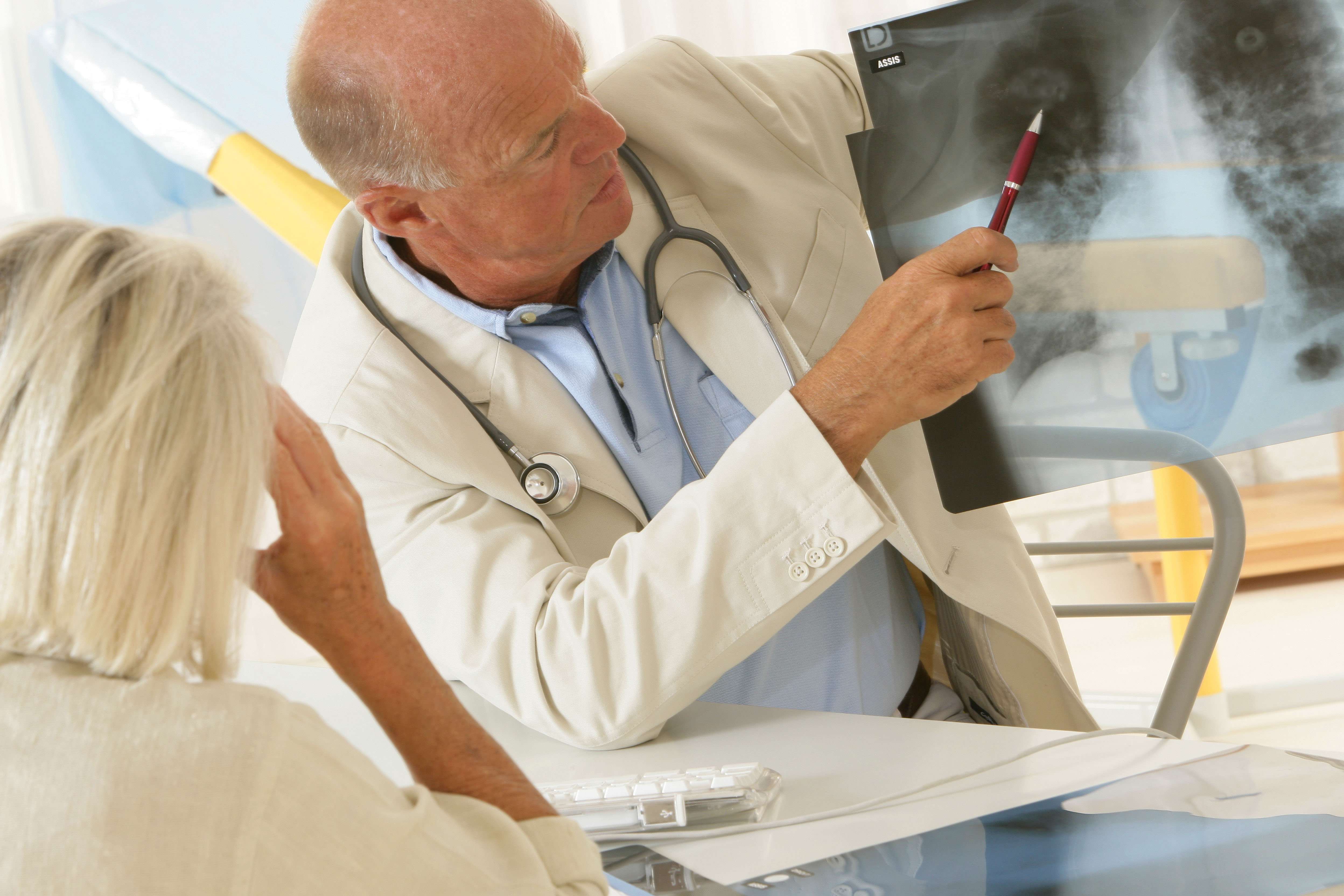 Cancer Consulting Elderly Person