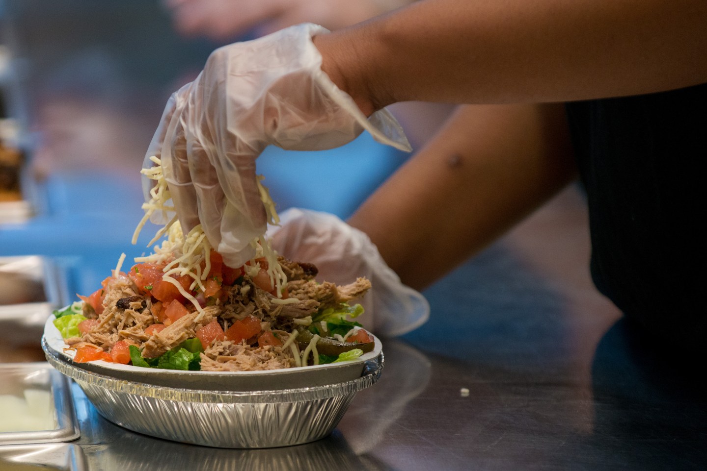 Inside A Chipotle Restaurant Ahead of Earnings Figures