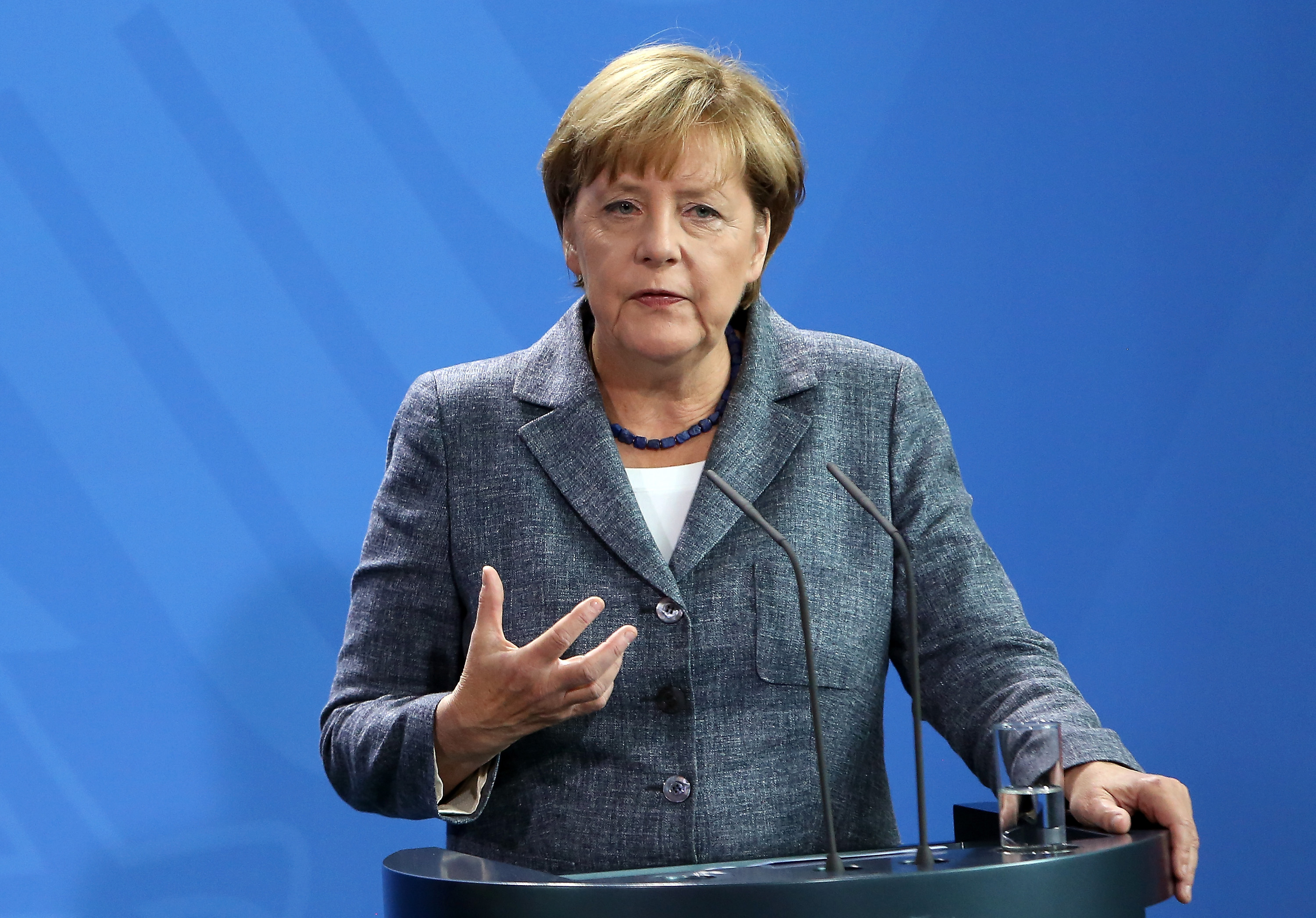 Merkel And Feymann Discuss Migrants Crisis