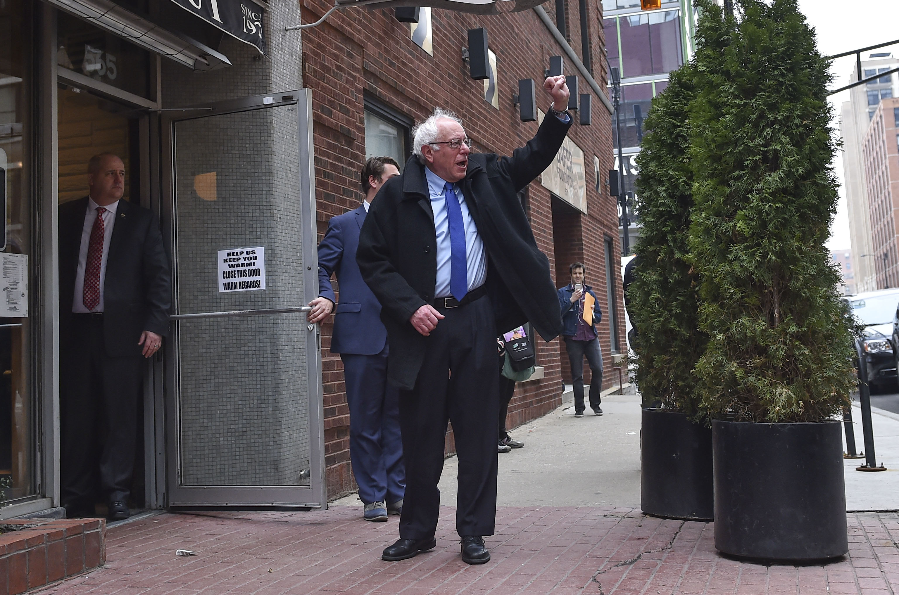 CHICAGO, IL - MARCH 15: Democratic presidential candidate Berni