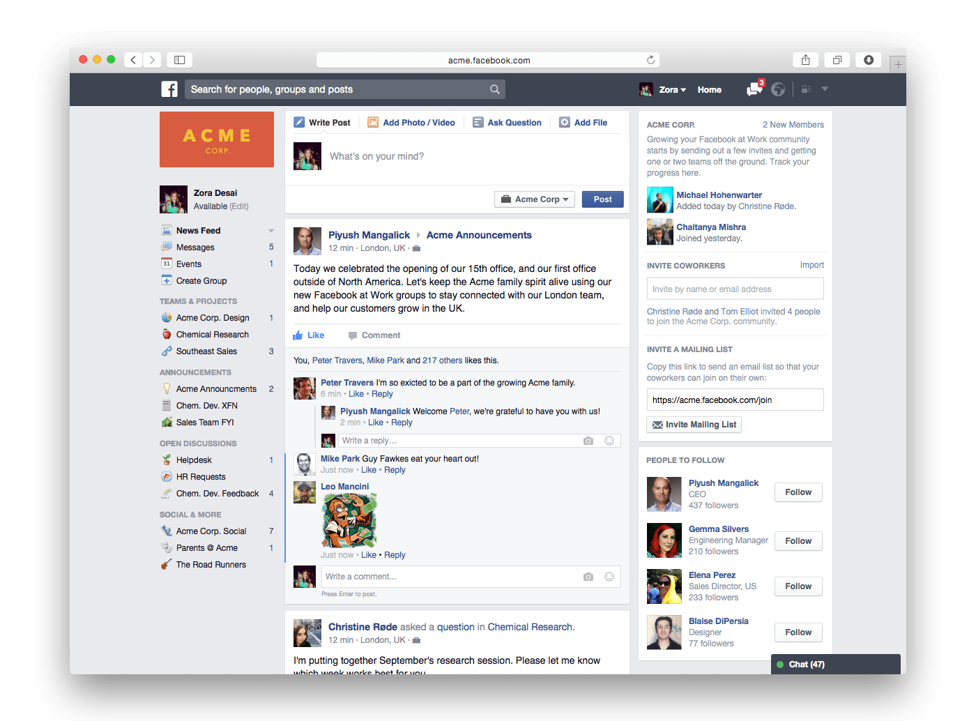 How Facebook’s Social Network For Work Will Change Business